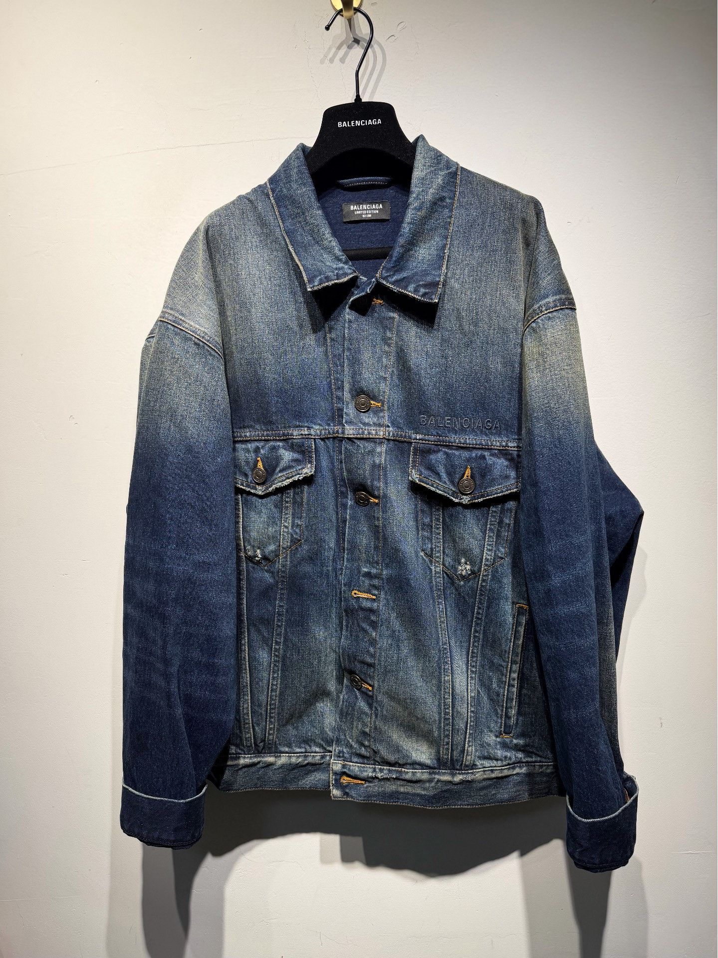 Balenciaga Balenciaga Limited Denim Jacket XS Women Size XS / US 0-2 / IT 36-38 - 1 Thumbnail