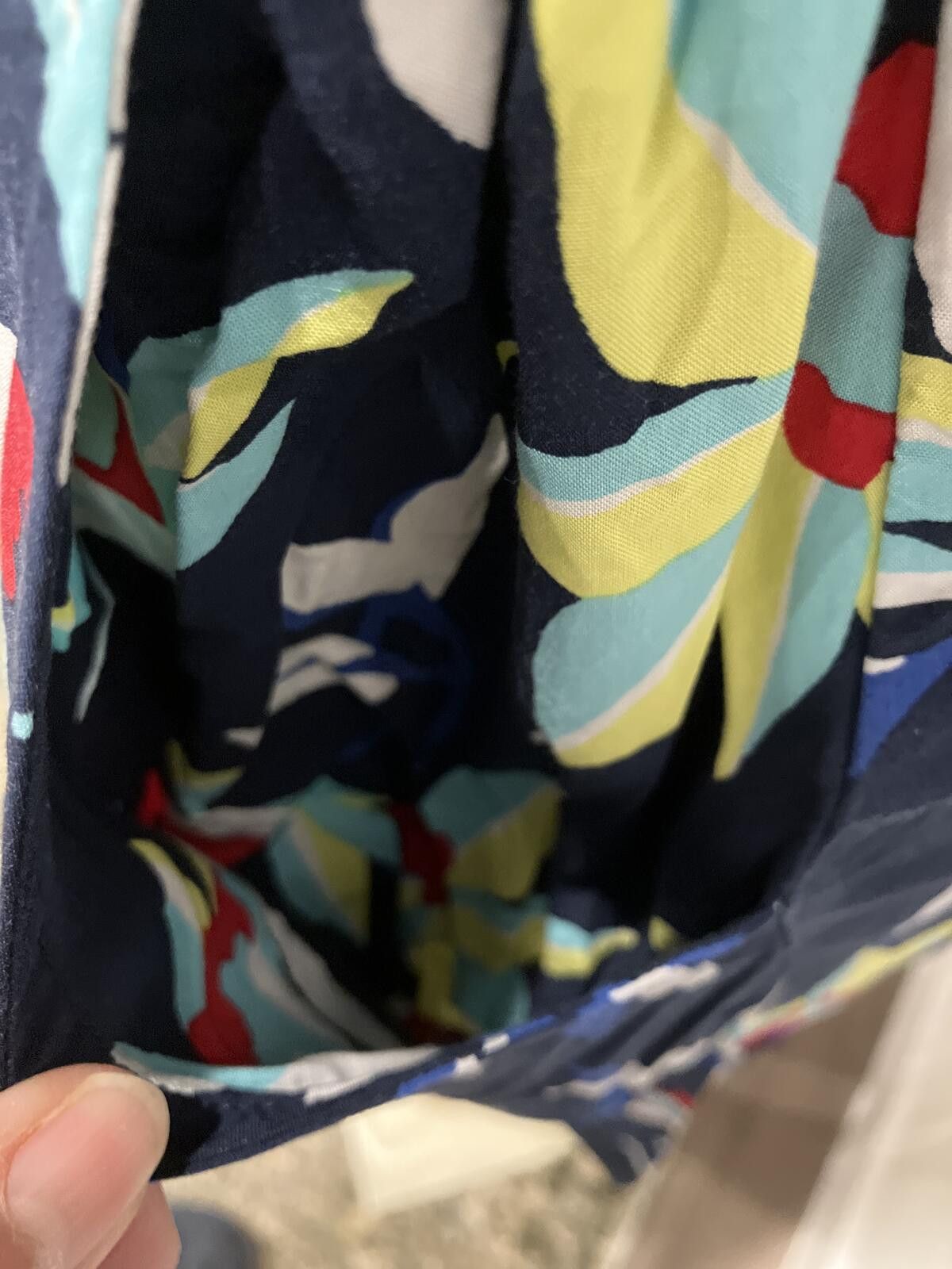 Gap GAP Pre loved Sleeveless Floral Drawstring Waist Dress Size M / US 6-8 / IT 42-44 - 6 Thumbnail