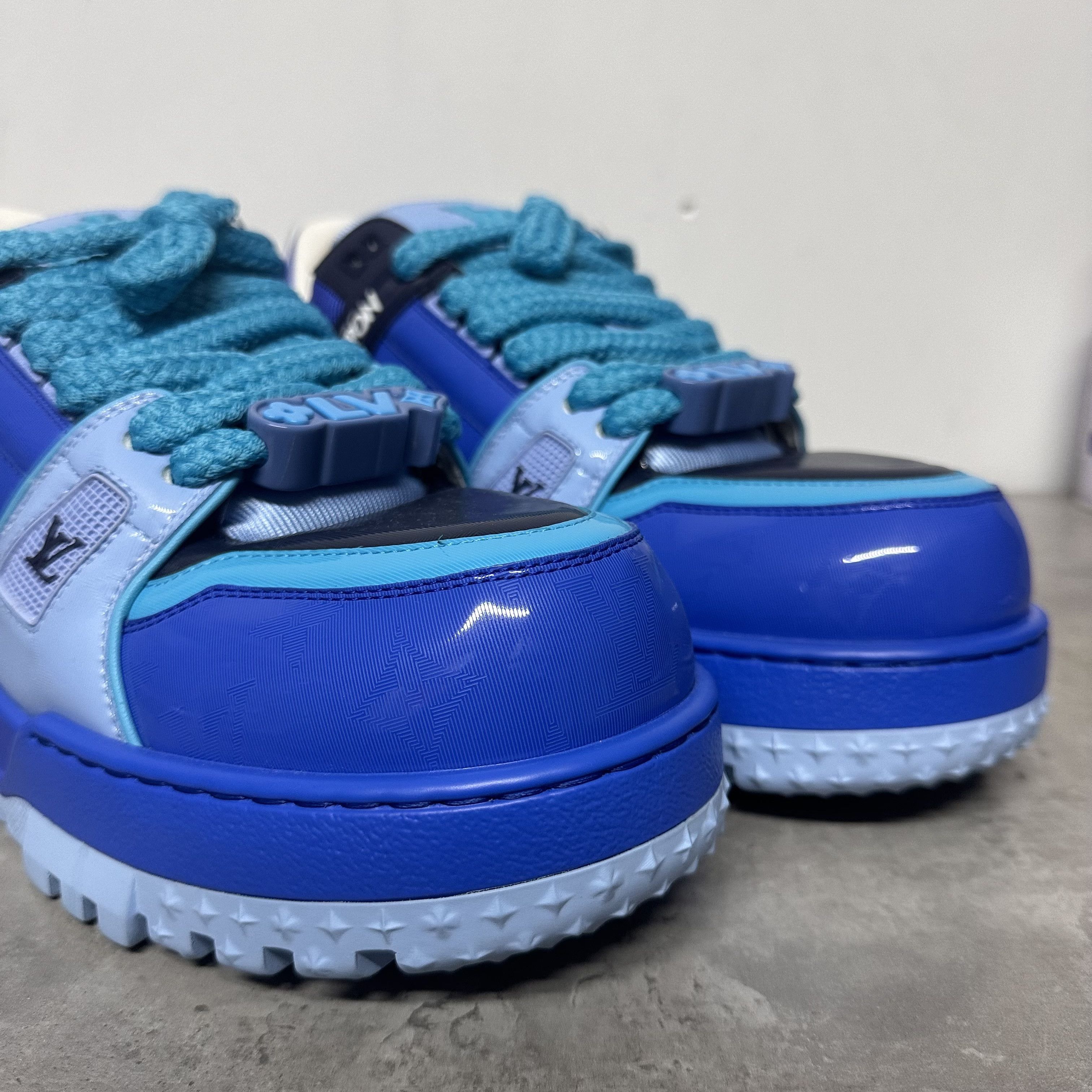 Louis Vuitton Maxi Skate US10.5 LV Trainer Mens Blue trainer
