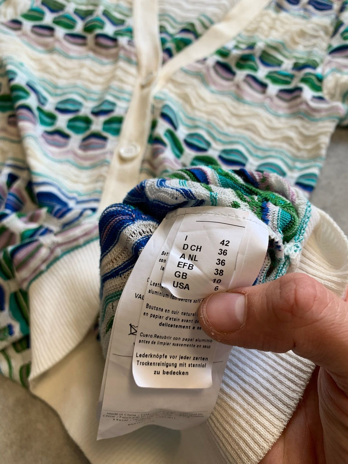 Missoni Missoni womens cardigan buttons sweater Size M / US 6-8 / IT 42-44 - 6 Thumbnail