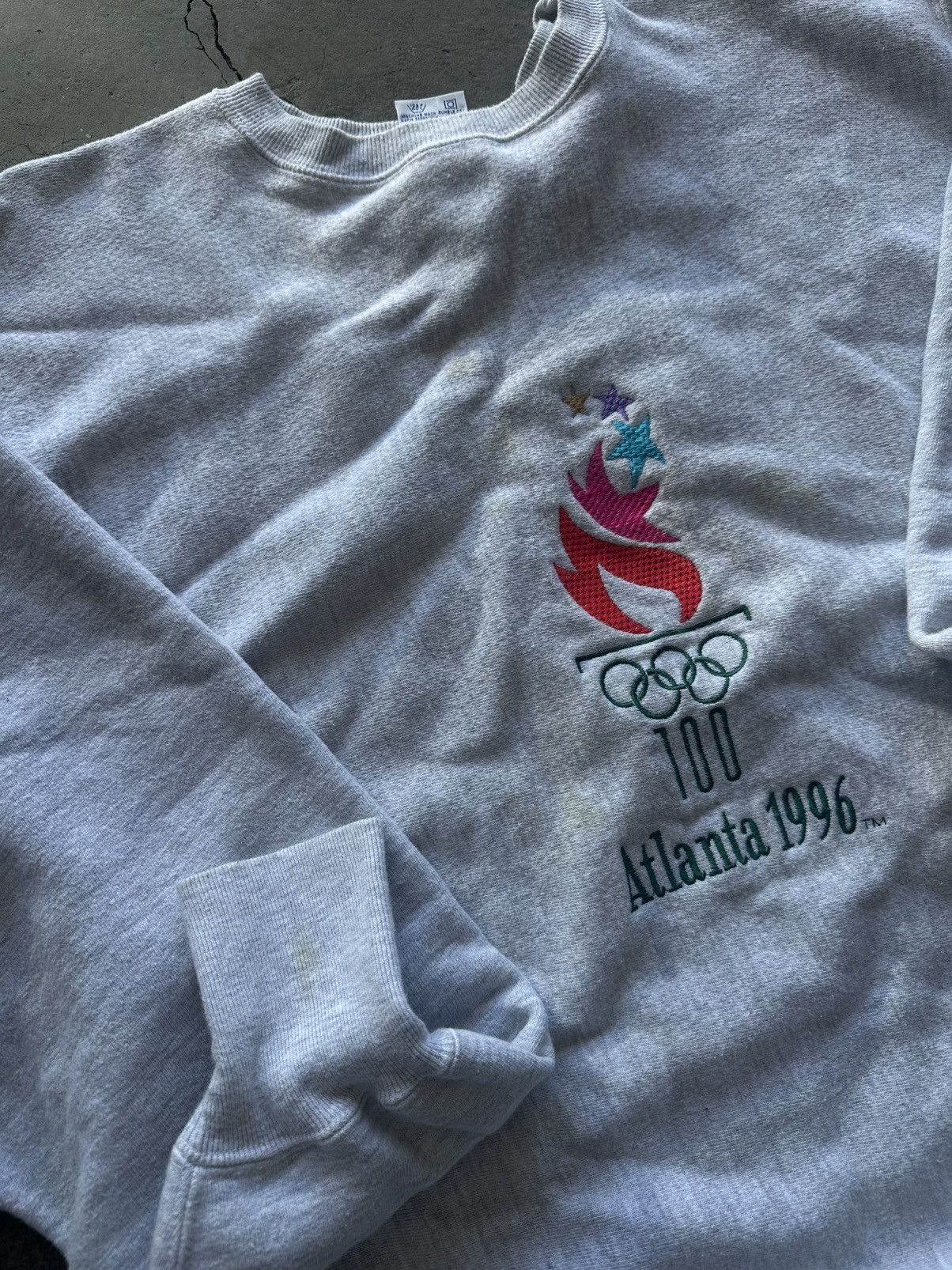 Champion Atlanta Olympics 1996 crewneck Size US XXL / EU 58 / 5 - 3 Thumbnail