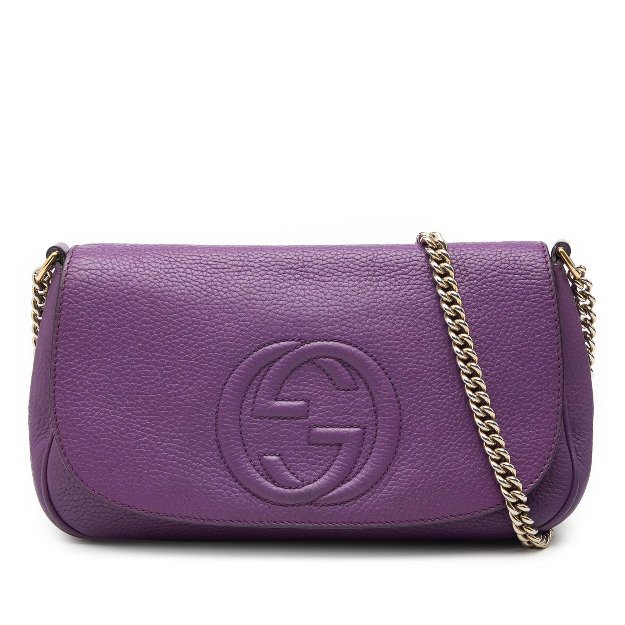Gucci Medium Calfskin Soho Chain Flap Crossbody Size ONE SIZE - 1 Thumbnail