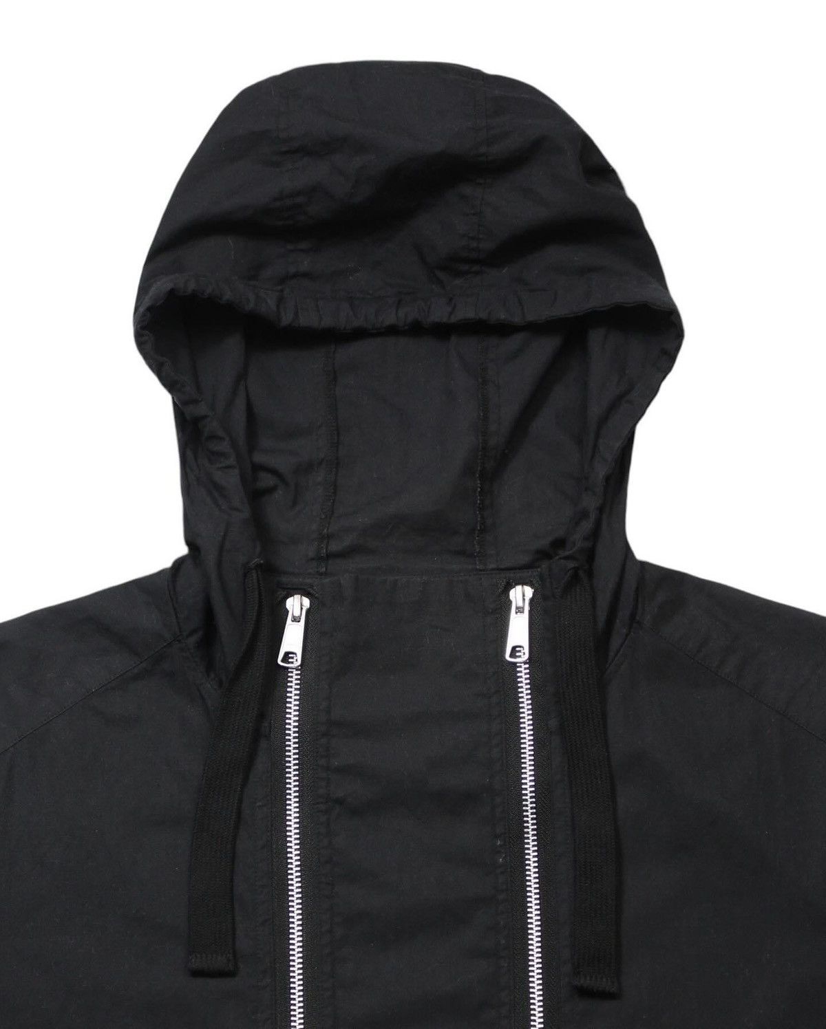 Vintage BETA MEN JAPAN DOUBLE ZIP HOODED SHIRT Size US M / EU 48-50 / 2 - 2 Thumbnail