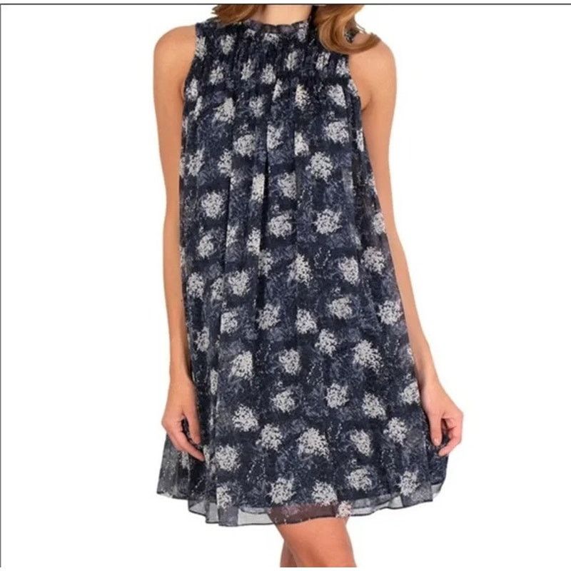 Joie Joie Women Dress Baltic Print Romantic Feminine Sleeveless L Size L / US 10 / IT 46 - 2 Thumbnail