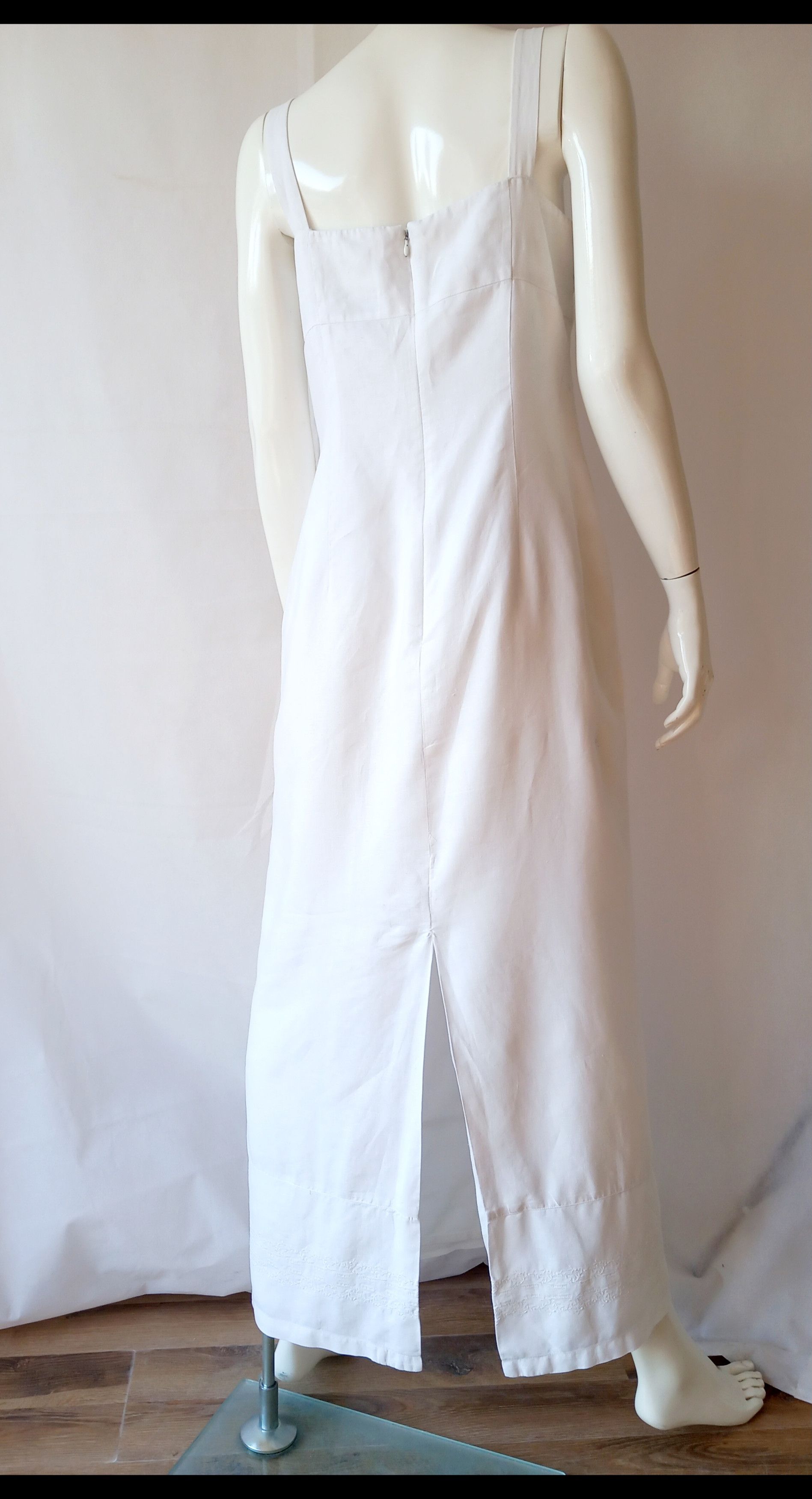 Emanuel Ungaro Vintage Emanuel Ungaro white linen dress XL Size XL / US 12-14 / IT 48-50 - 7 Thumbnail