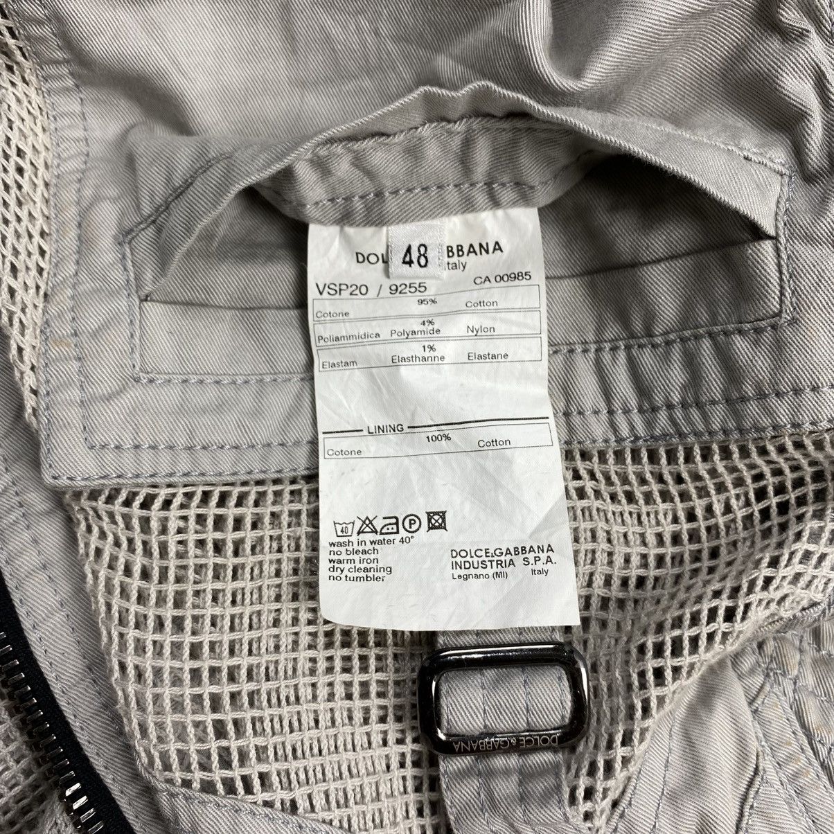 Dolce & Gabbana FW 2007 Dolce & Gabbana Archive Mesh Bondage Bomber Jacket Size US M / EU 48-50 / 2 - 15 Thumbnail