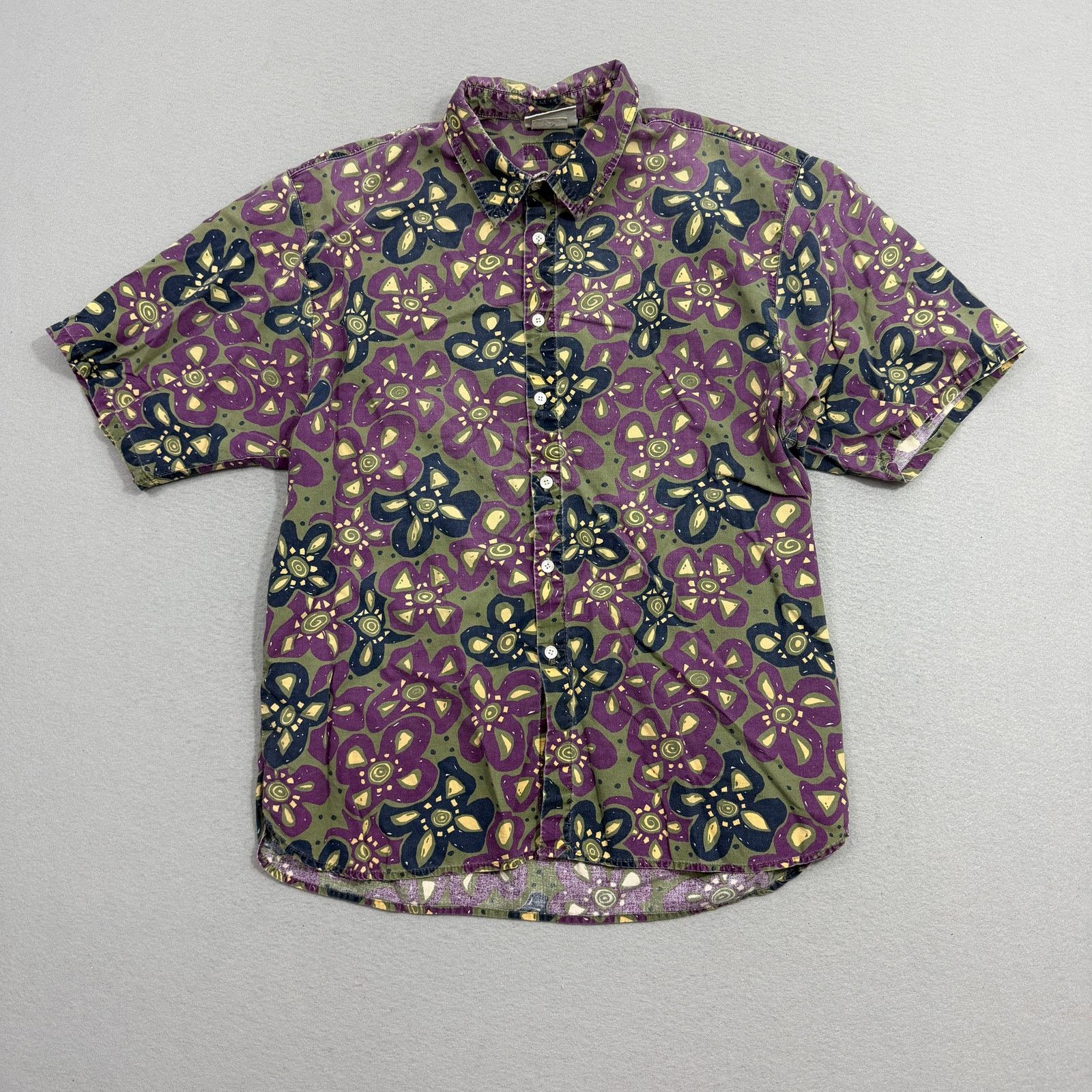 Vintage Vintage Spot Sport Geometric Short Sleeve Button Shirt M Size US M / EU 48-50 / 2 - 1 Thumbnail