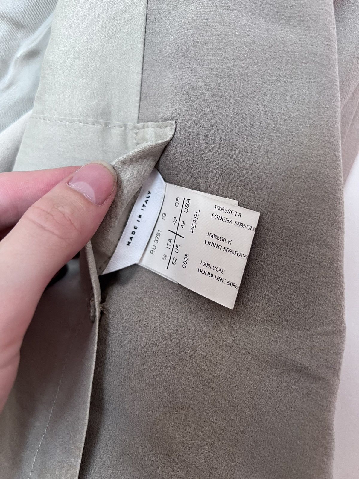 Rick Owens Rick Owens Pearl Silk Blazer Size XXL / US 16-18 / IT 52-54 - 9 Thumbnail