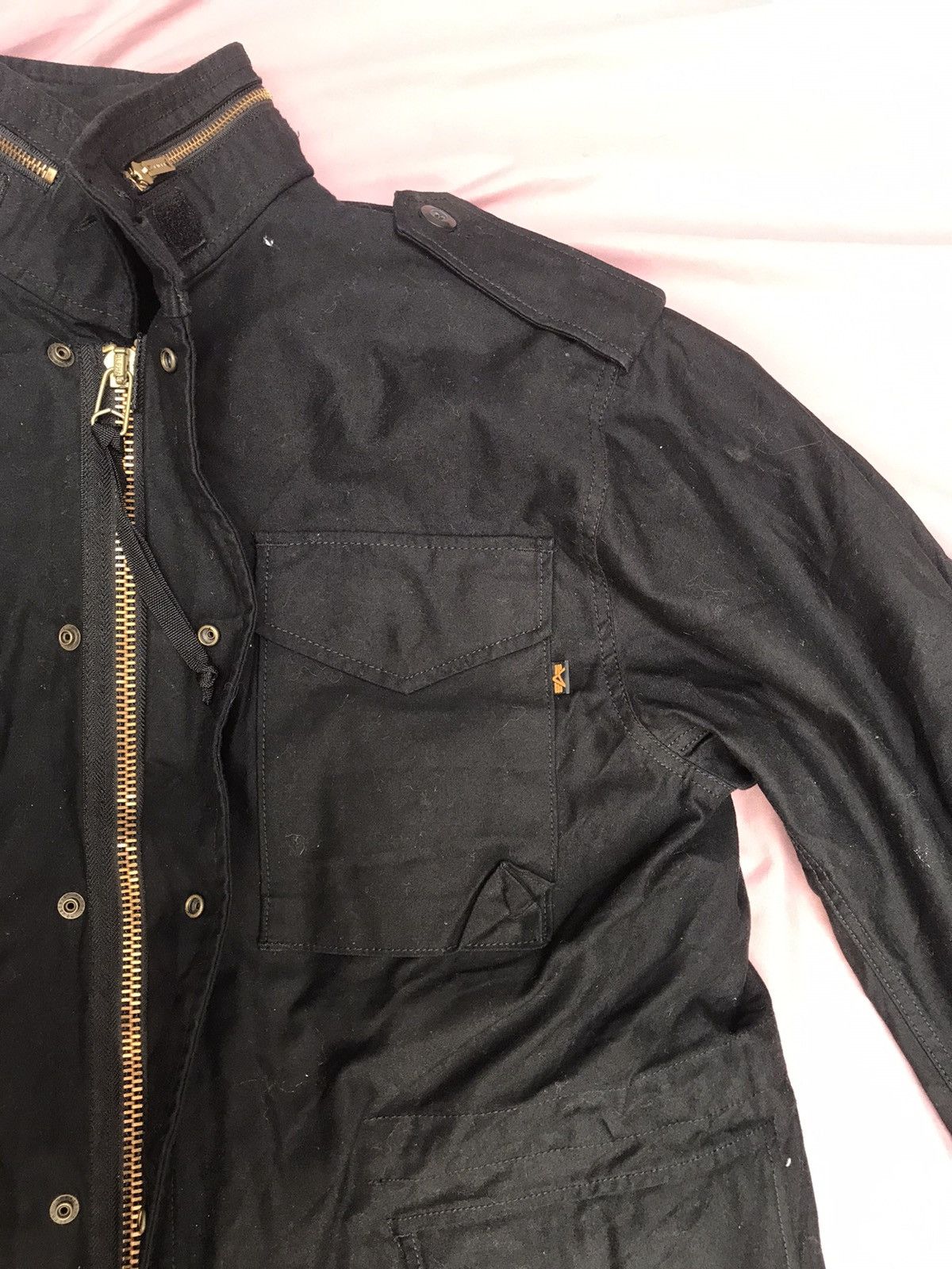 Alpha Industries ALPHA INDUSTRIES M65 full deep black modern repro parka Size US L / EU 52-54 / 3 - 8 Thumbnail