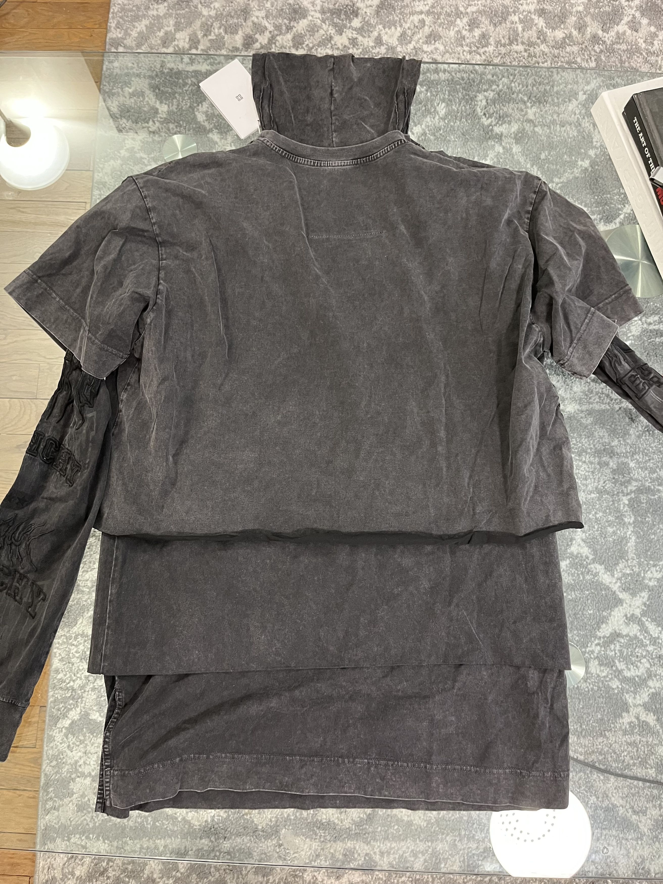 Alyx × Givenchy × MMW Givenchy Multi Layer Shirt Gray Size US S / EU 44-46 / 1 - 13 Thumbnail