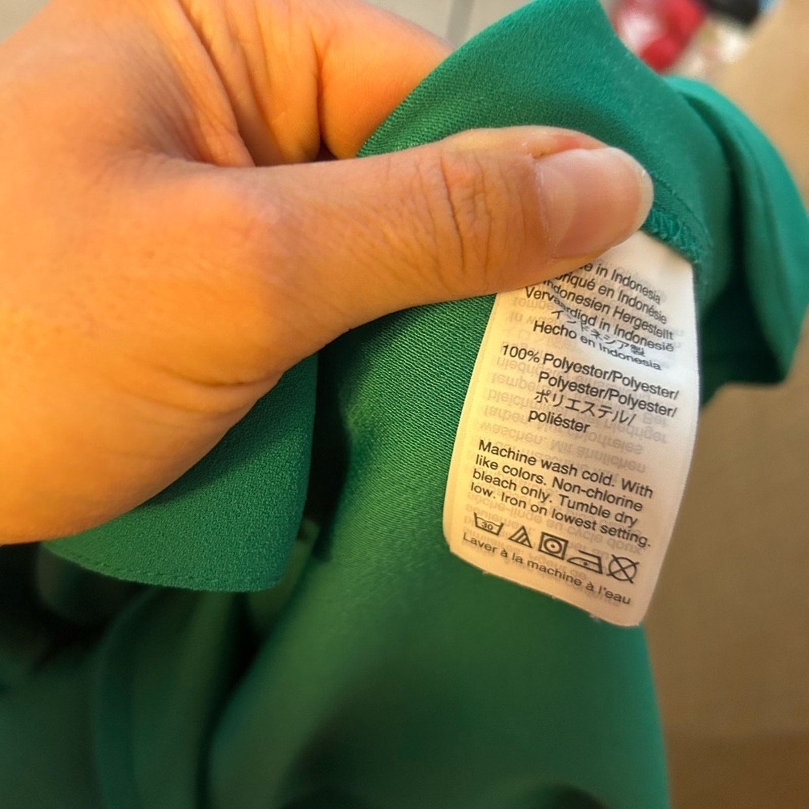 J.Crew J.Crew Green Square Neck Blouse Size M / US 6-8 / IT 42-44 - 3 Thumbnail