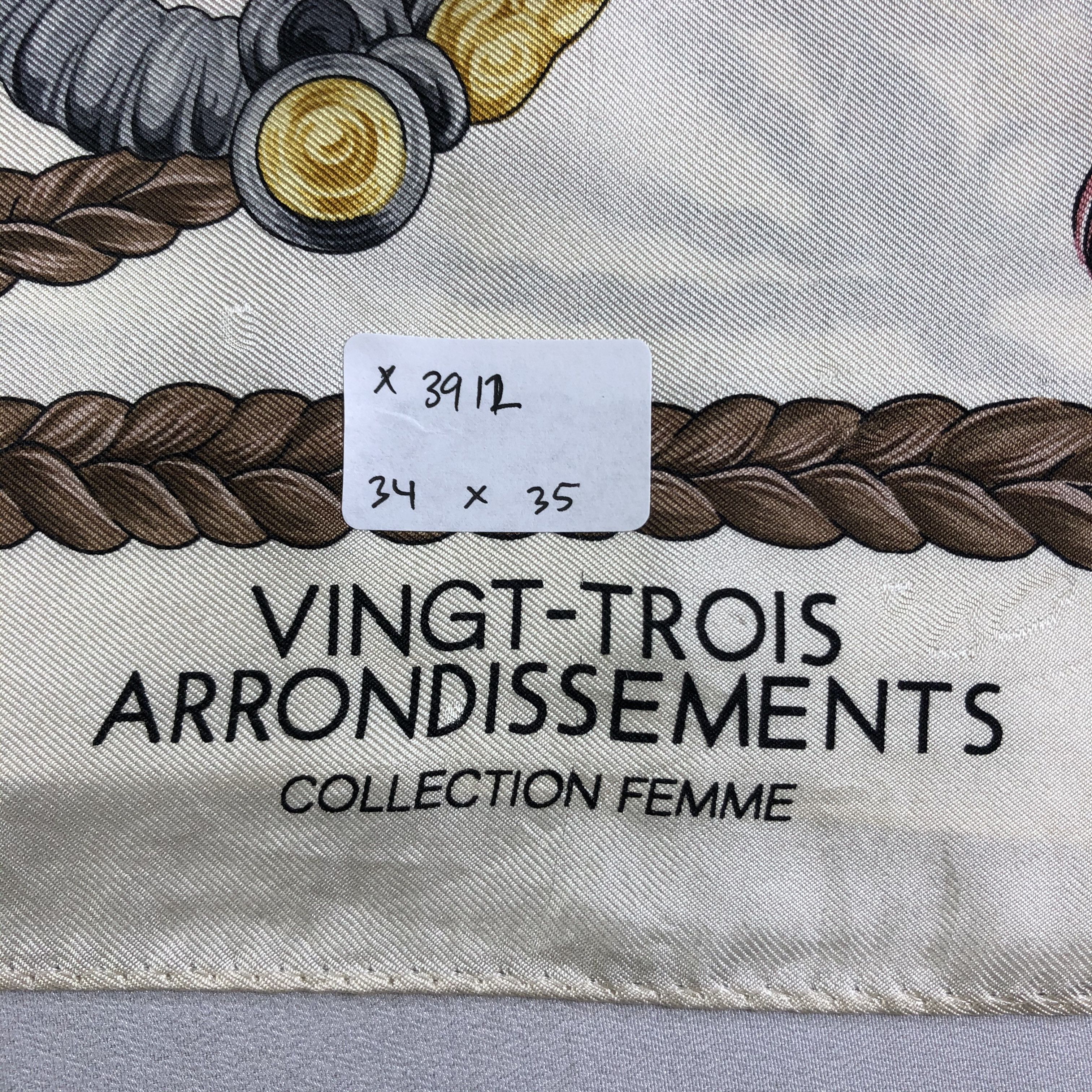 Vintage Vintage Silk Scarf Size ONE SIZE - 9 Thumbnail
