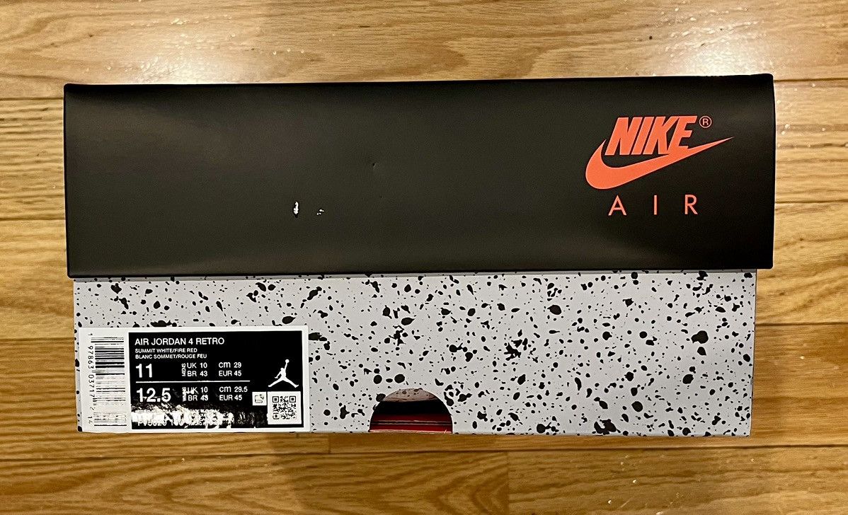 Jordan Brand × Nike Brand New-Nike Air Jordan 4 Retro White Cement 2025 Size US 11 / EU 44 - 7 Thumbnail
