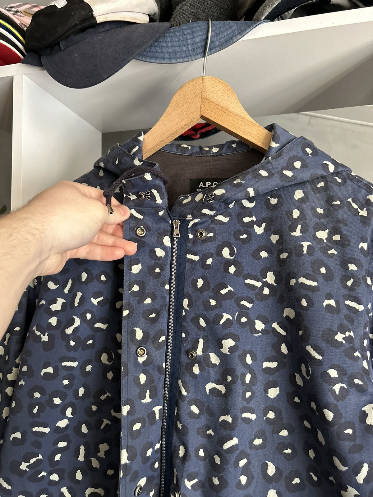 A.P.C. Apc blue camo jacket Size US S / EU 44-46 / 1 - 6 Thumbnail