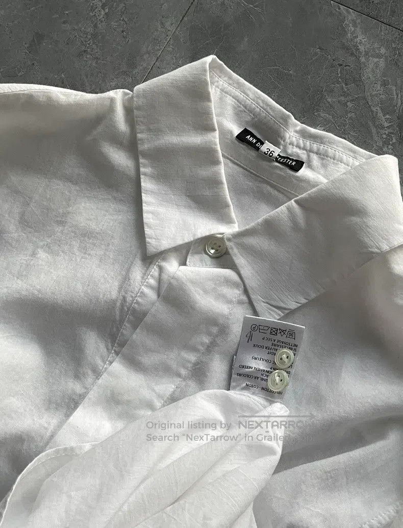 Ann Demeulemeester Ann Demeulemeester 36 strappy white shirt Size S / US 4 / IT 40 - 5 Thumbnail