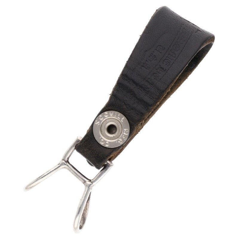 Chrome Hearts Leather Belt Loop with Cross Button