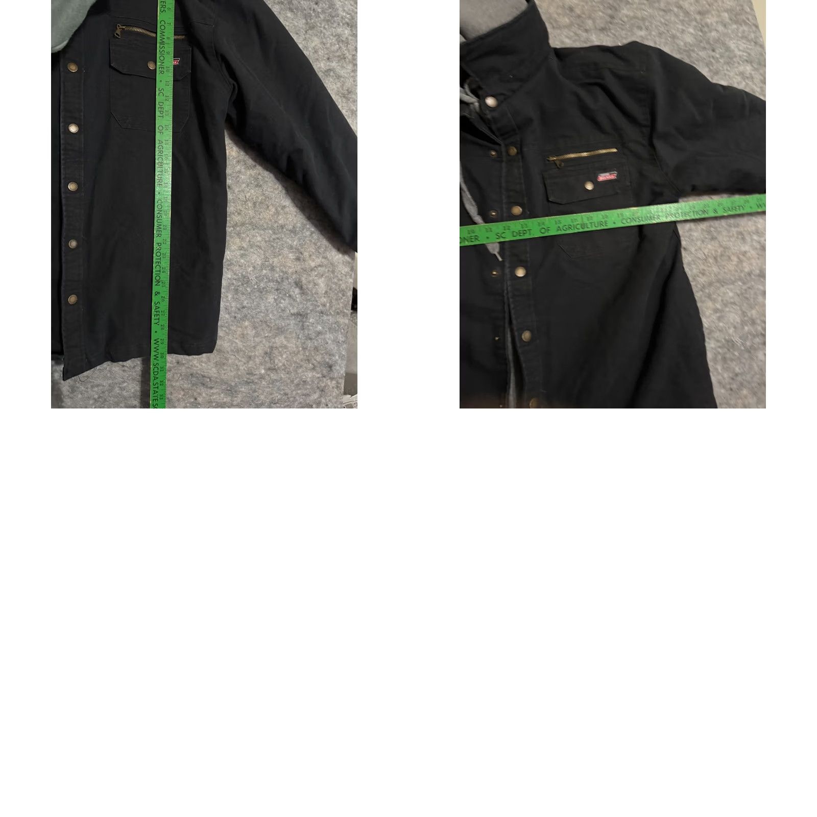 Dickies Dickies Canvas Hooded Quilt Lined Jacket Mens XL Black Bomber Jacket Zip Full Zip Hooded Lined Workwear Casual Short Short Sleeve? Size US XL / EU 56 / 4 - 8 Thumbnail