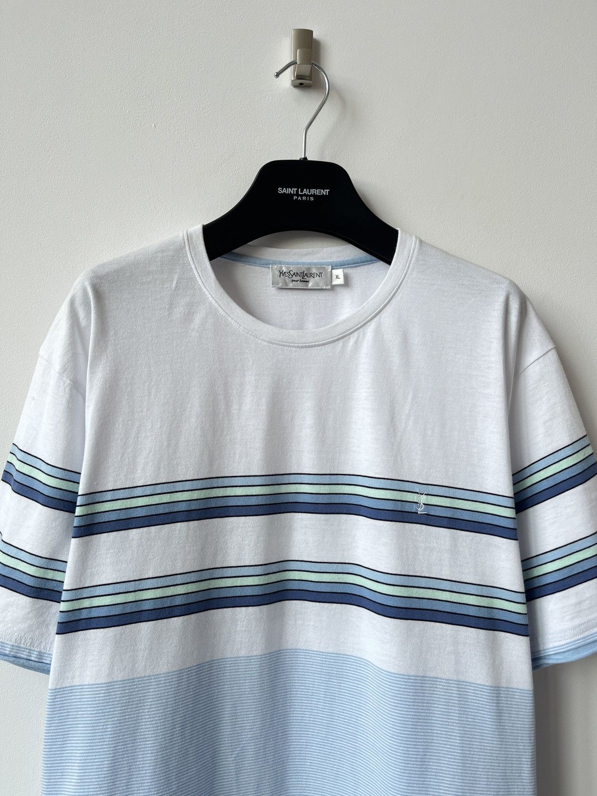 Yves Saint Laurent Yves Saint Laurent Striped T-shirt 90s Y2K Paris France Size US L / EU 52-54 / 3 - 7 Thumbnail