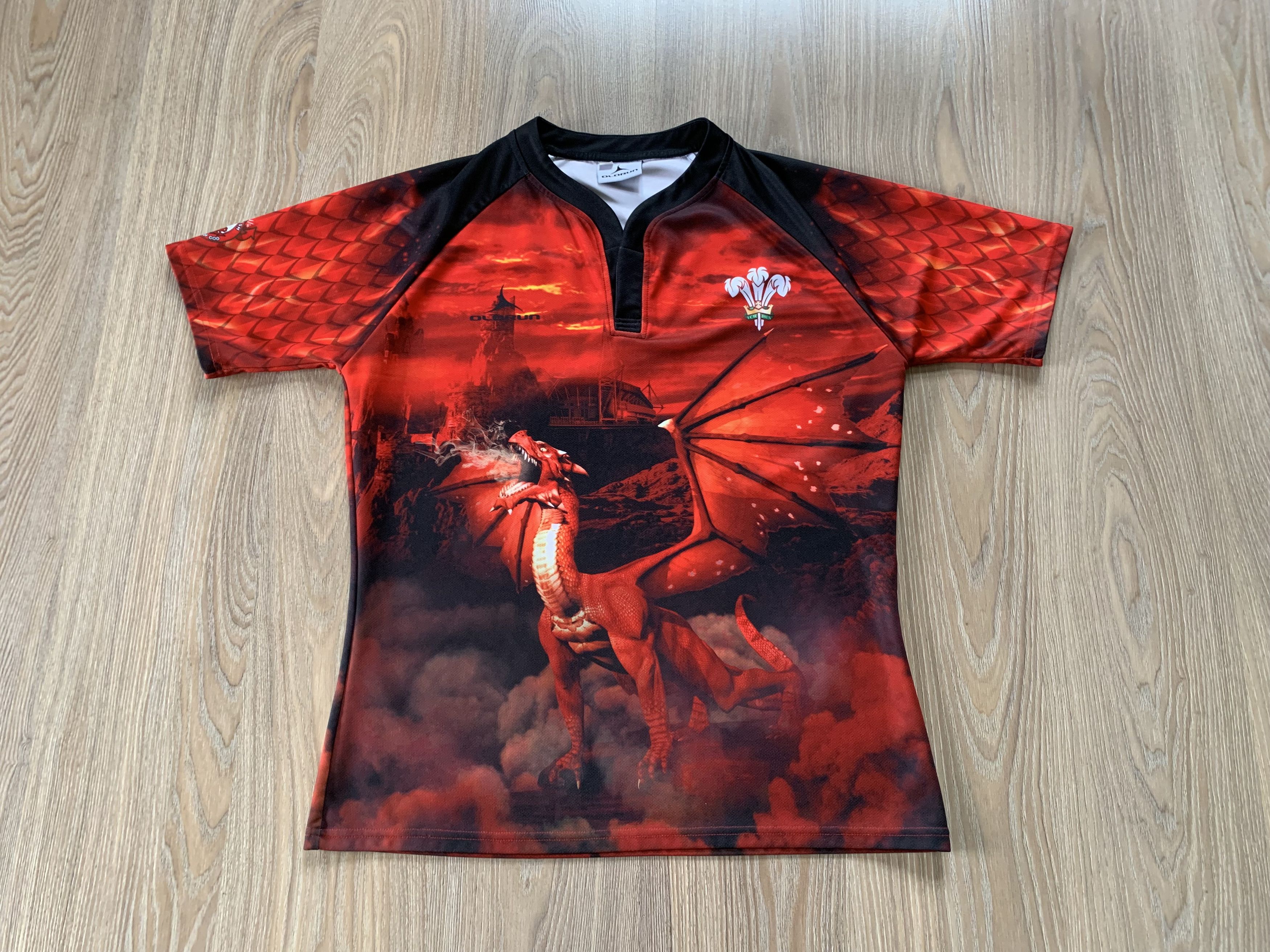 Vintage Olorun Sports Wales Rugby Jersey Size US XL / EU 56 / 4 - 1 Thumbnail