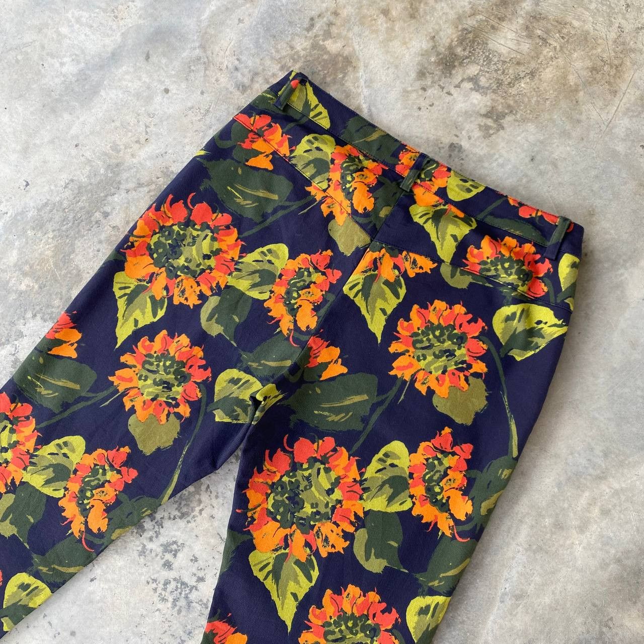 Junko Shimada JUNKO SHIMADA FLORAL CROPPED PANT W29 Size US 29 - 5 Thumbnail