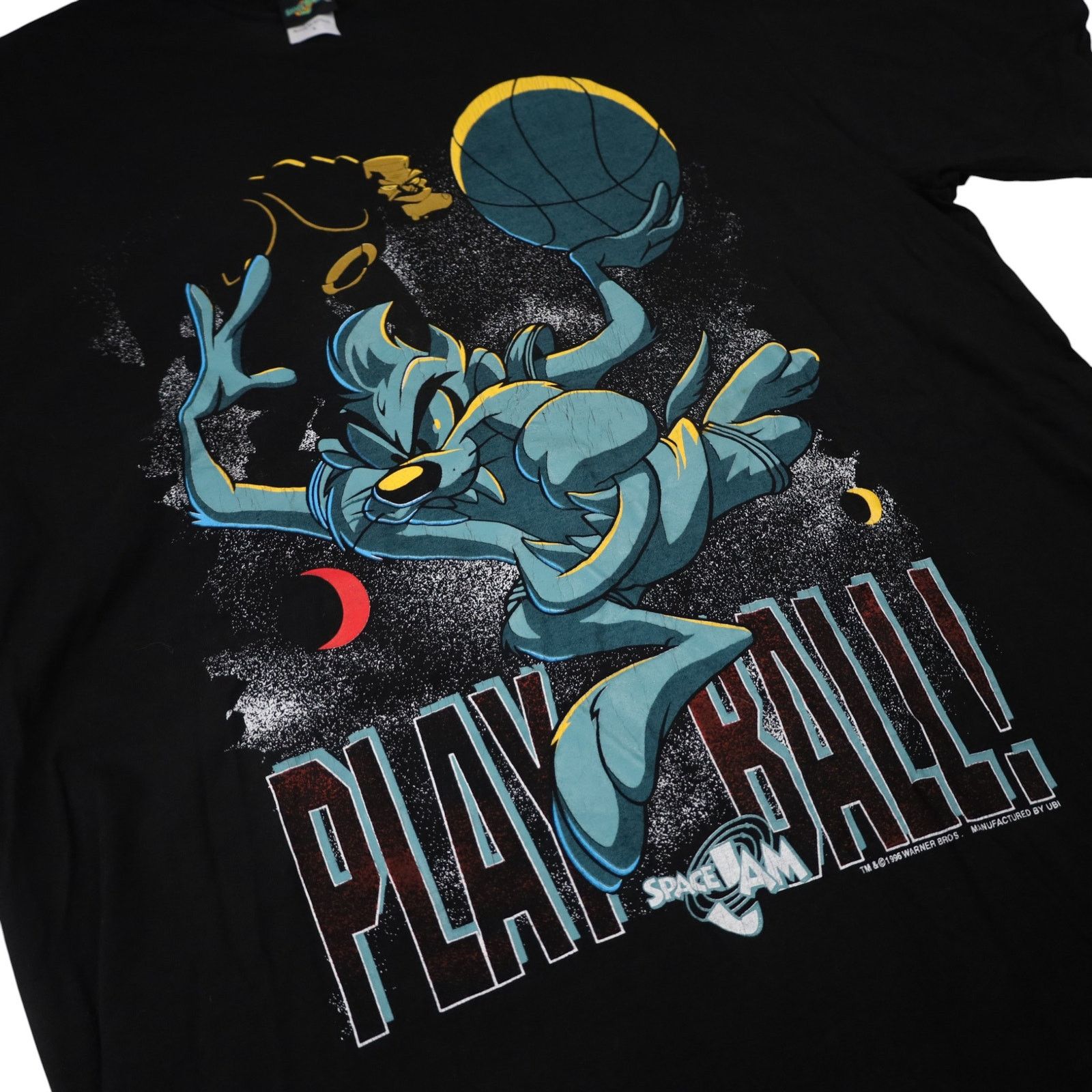 Vintage × Warner Bros Vintage 90s Space Jam Taz Graphic T Shirt Size US L / EU 52-54 / 3 - 4 Thumbnail