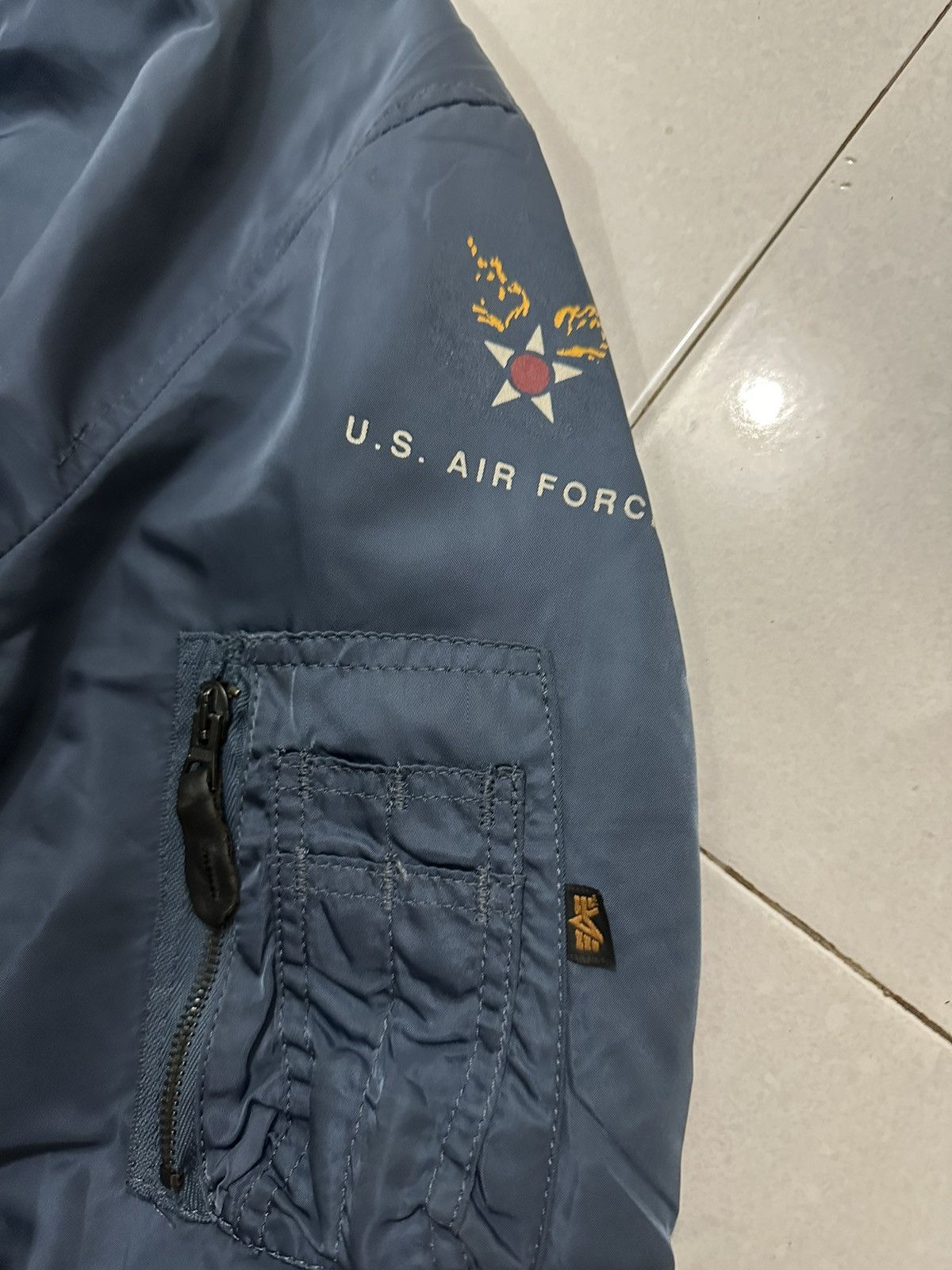 Alpha Industries VTG Alpha Industries MA-1 Bomber Jacket Size US L / EU 52-54 / 3 - 8 Thumbnail