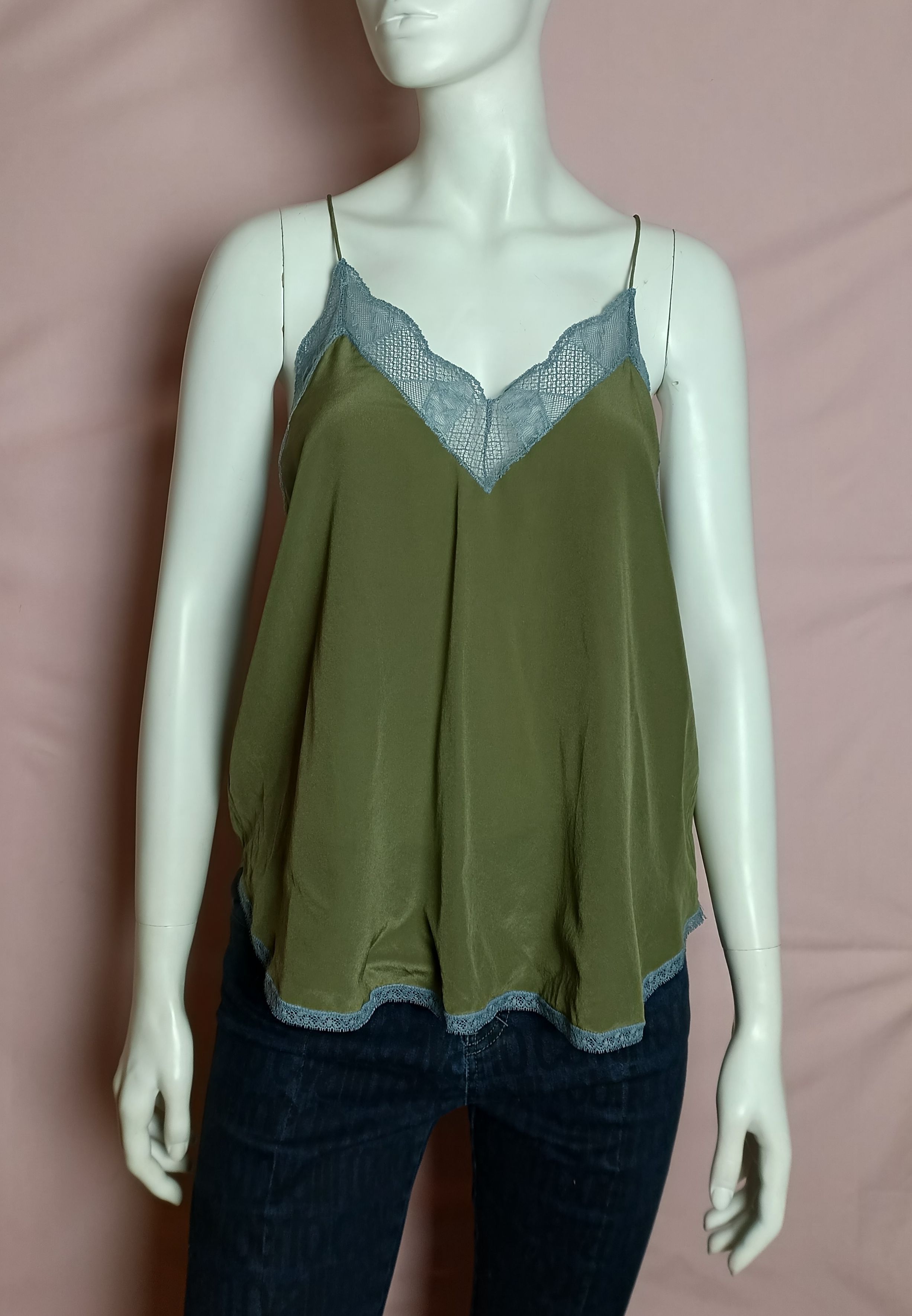 Zadig & Voltaire Zadig & Voltaire Christy Silk Camisole Top Size M / US 6-8 / IT 42-44 - 4 Thumbnail