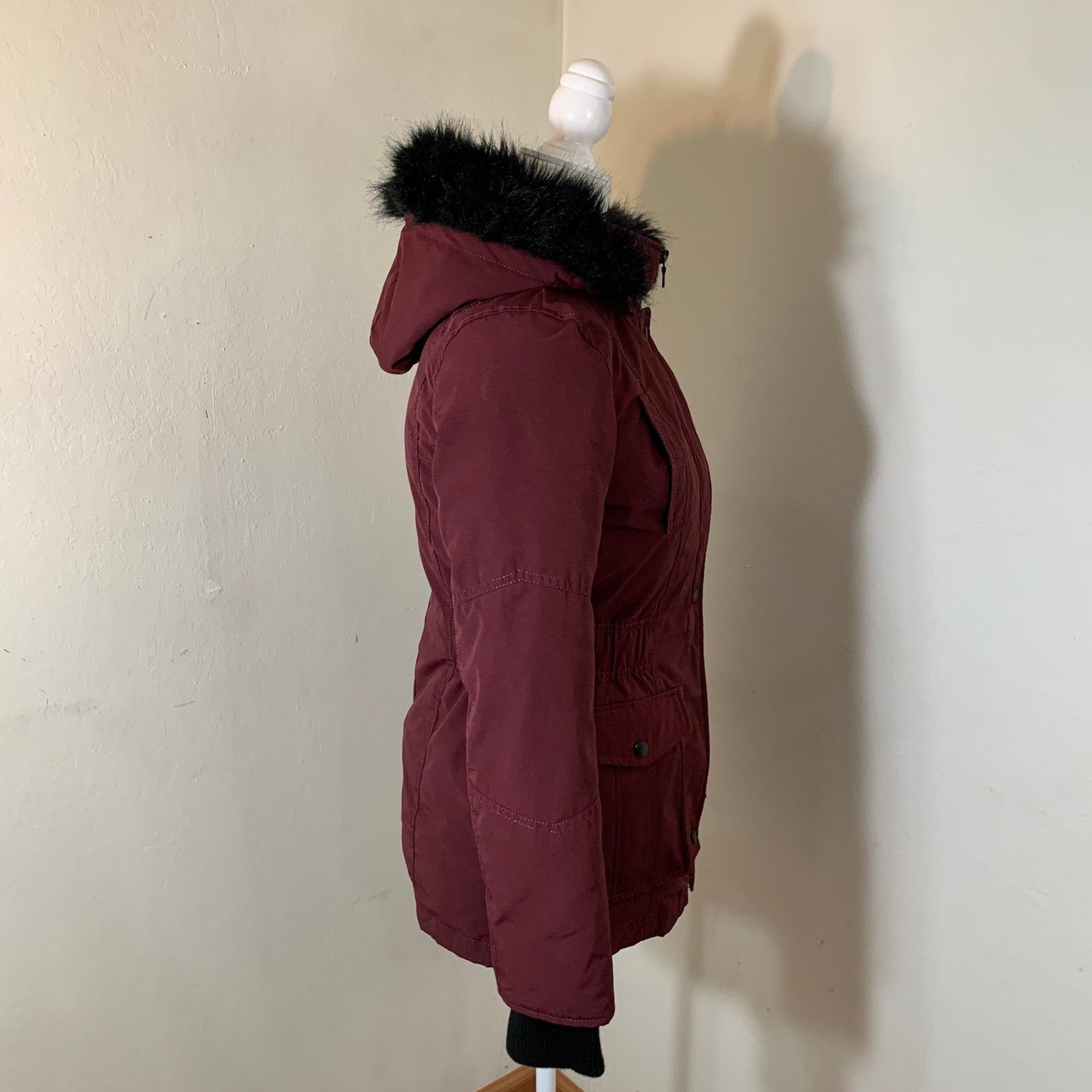Express Express Red Down Puffy Jacket size XS Size US XS / EU 42 / 0 - 3 Thumbnail