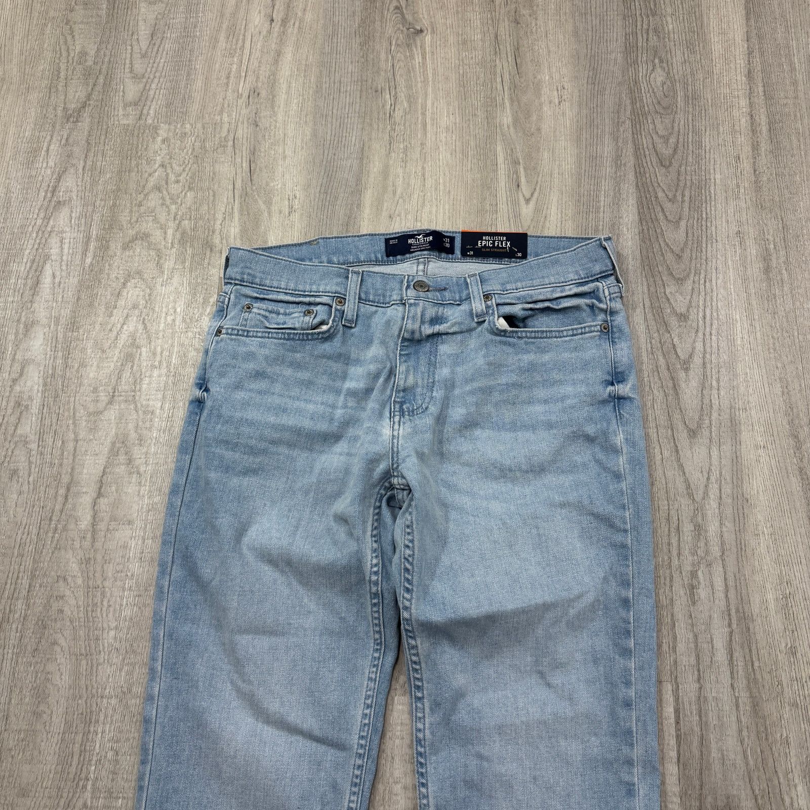 Hollister NEW Hollister Epic Flex Slim Straight Jeans Men's 31 x 30 Size US 31 - 2 Thumbnail