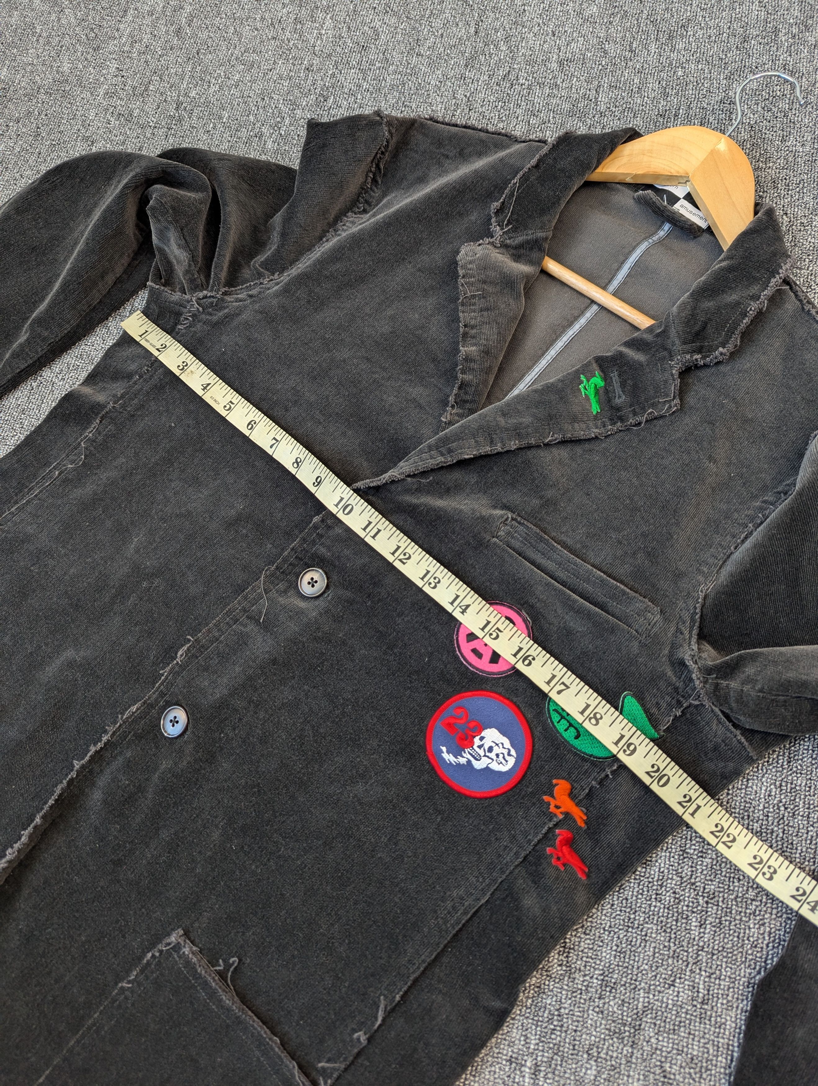 Modern Amusement Modern Amusement Distressed Style Velvet Corduroy Jacket Size US M / EU 48-50 / 2 - 13 Thumbnail