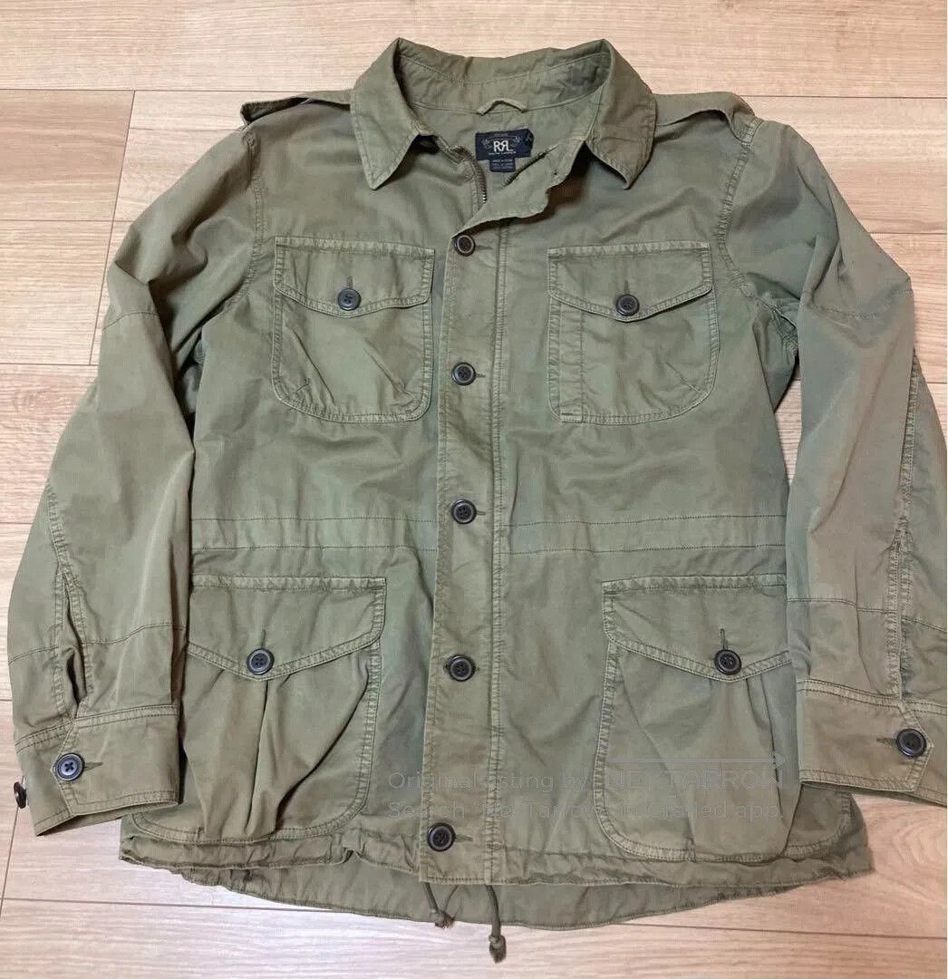 RRL Ralph Lauren double rl utility jacket classic military outerwear. Size US L / EU 52-54 / 3 - 1 Thumbnail