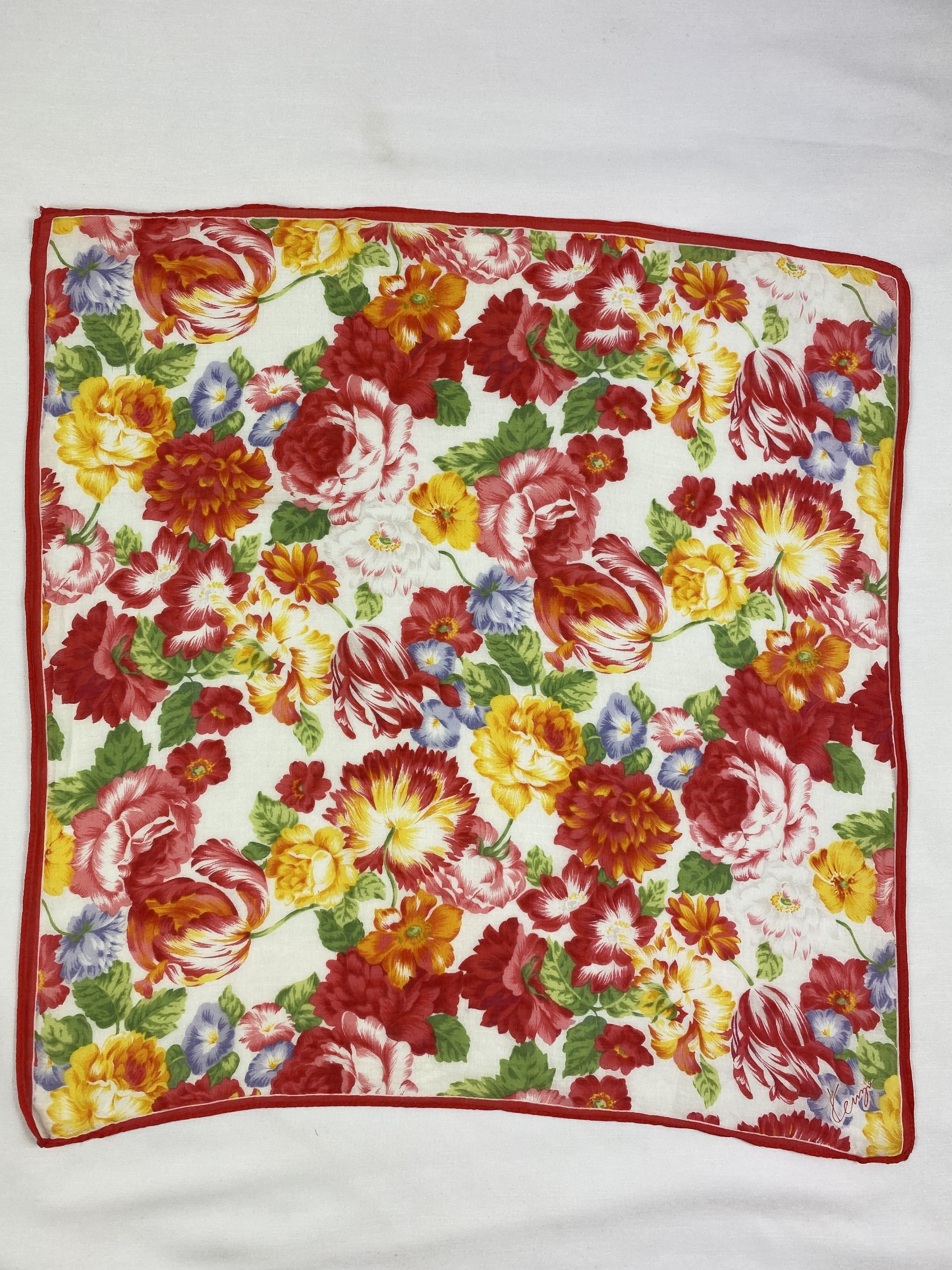 Kenzo × Vintage Kenzo Handkerchief / Bandana / Neckerchief Size ONE SIZE - 3 Thumbnail