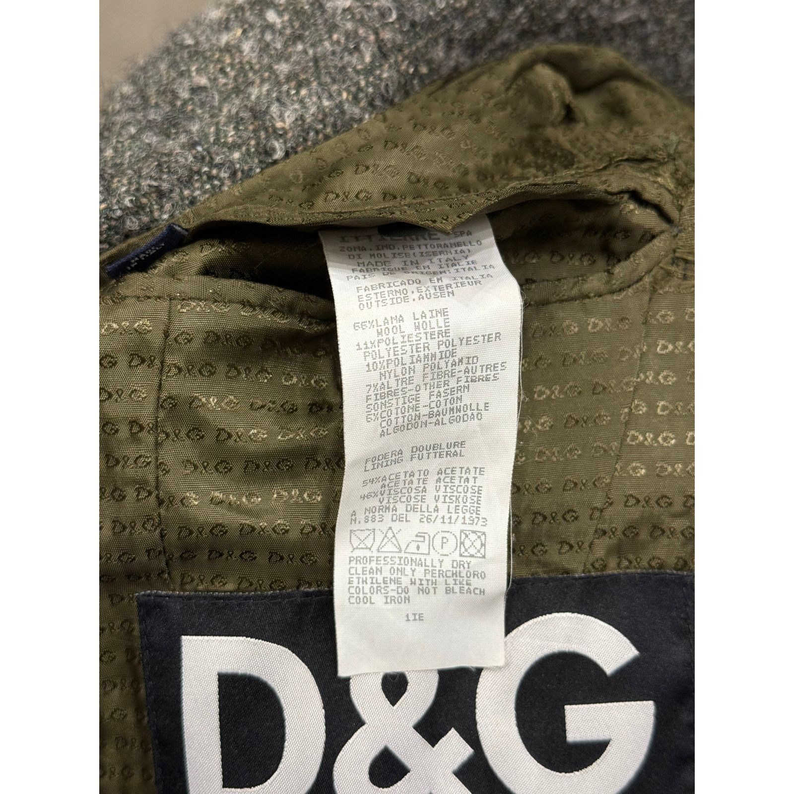 Dolce & Gabbana 2000s Dolce & Gabbana hybrid wool jacket Size US M / EU 48-50 / 2 - 8 Thumbnail