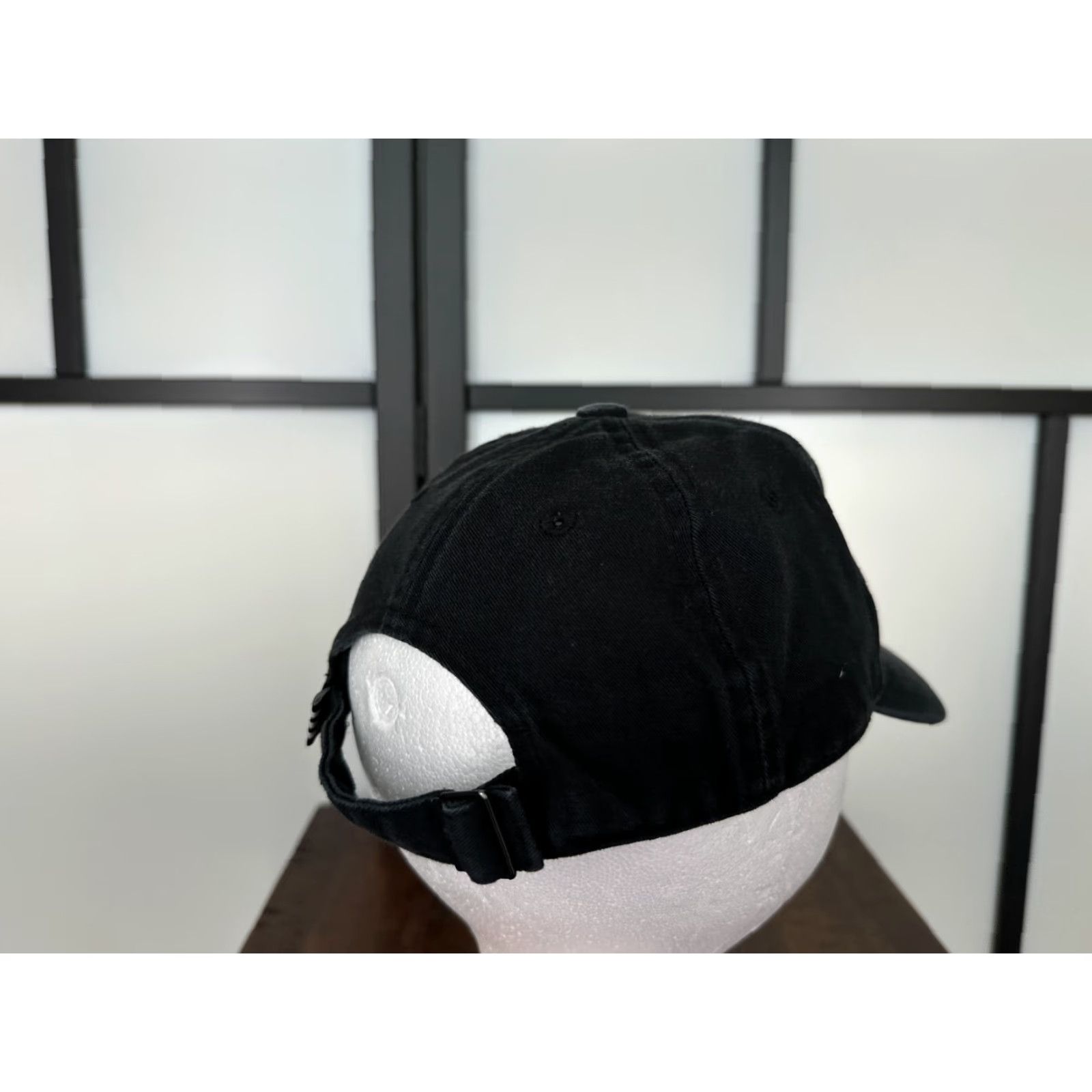 Adidas adidas Hat Cap Strap Back Adult One Size Black Cotton Twill Embroidered 3 Stripe Size ONE SIZE - 7 Thumbnail