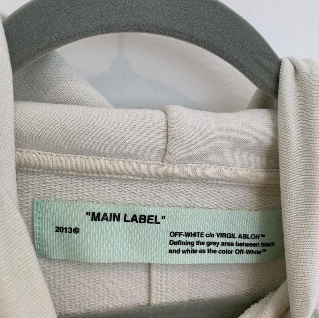 Off-White Off-White Diag Stencil Impressionism 2019 Hoodie White/Pink Size US S / EU 44-46 / 1 - 4 Thumbnail