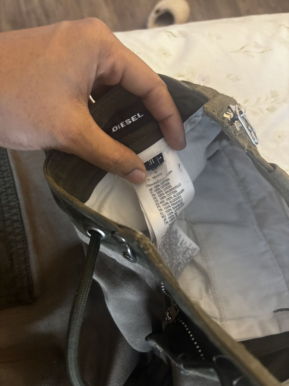 Diesel Diesel cargo zip pants Size US 31 - 5 Thumbnail