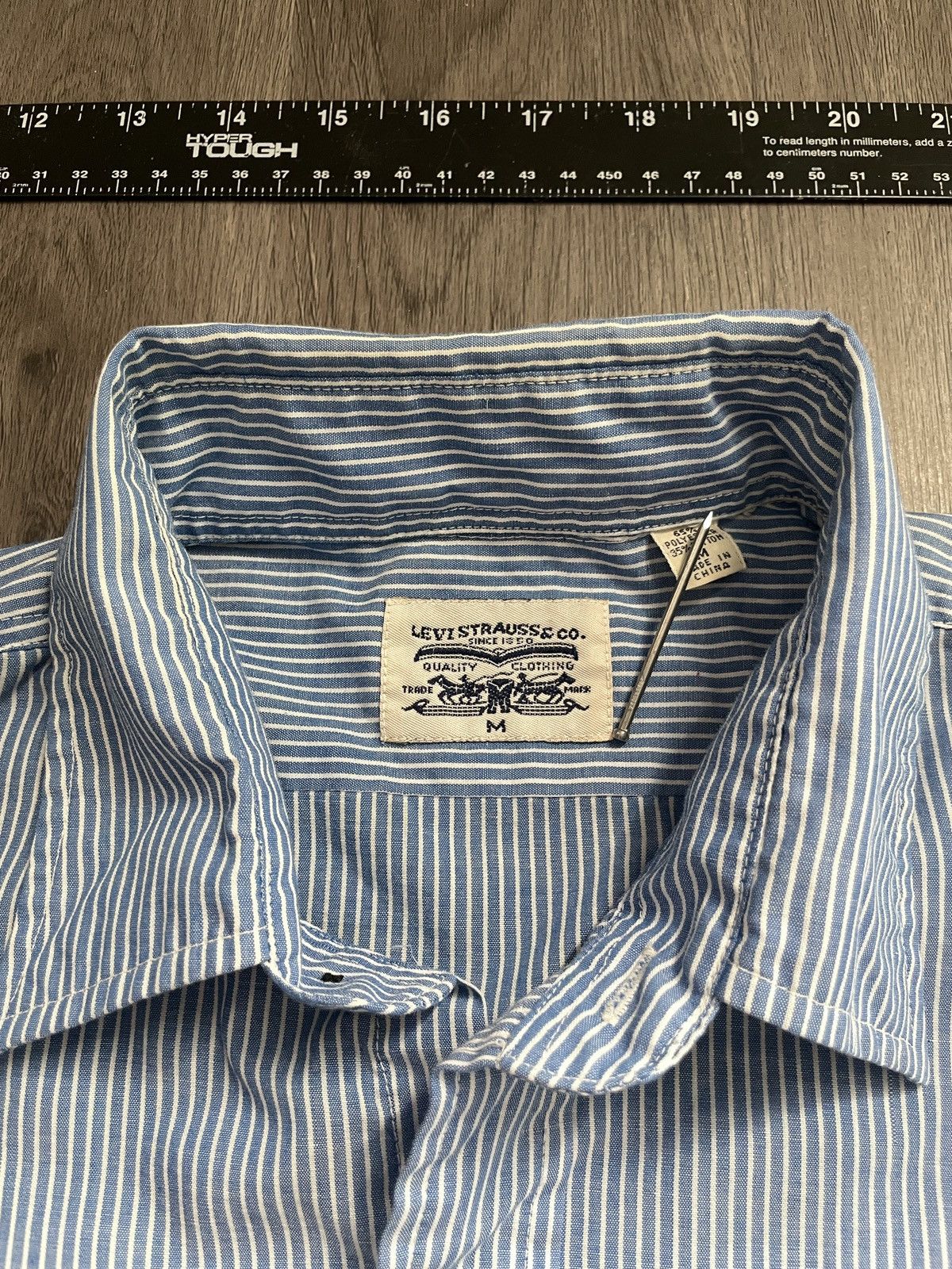 Levi's Vintage Clothing Vintage Levi’s “Striped Button-up” Long Sleeve Shirt (Sz. M) Size US M / EU 48-50 / 2 - 3 Thumbnail