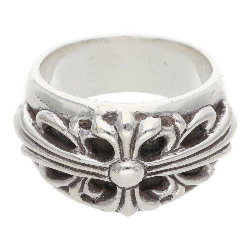 Chrome Hearts Chrome Hearts Floral Cross Silver Ring Size ONE SIZE - 1 Thumbnail