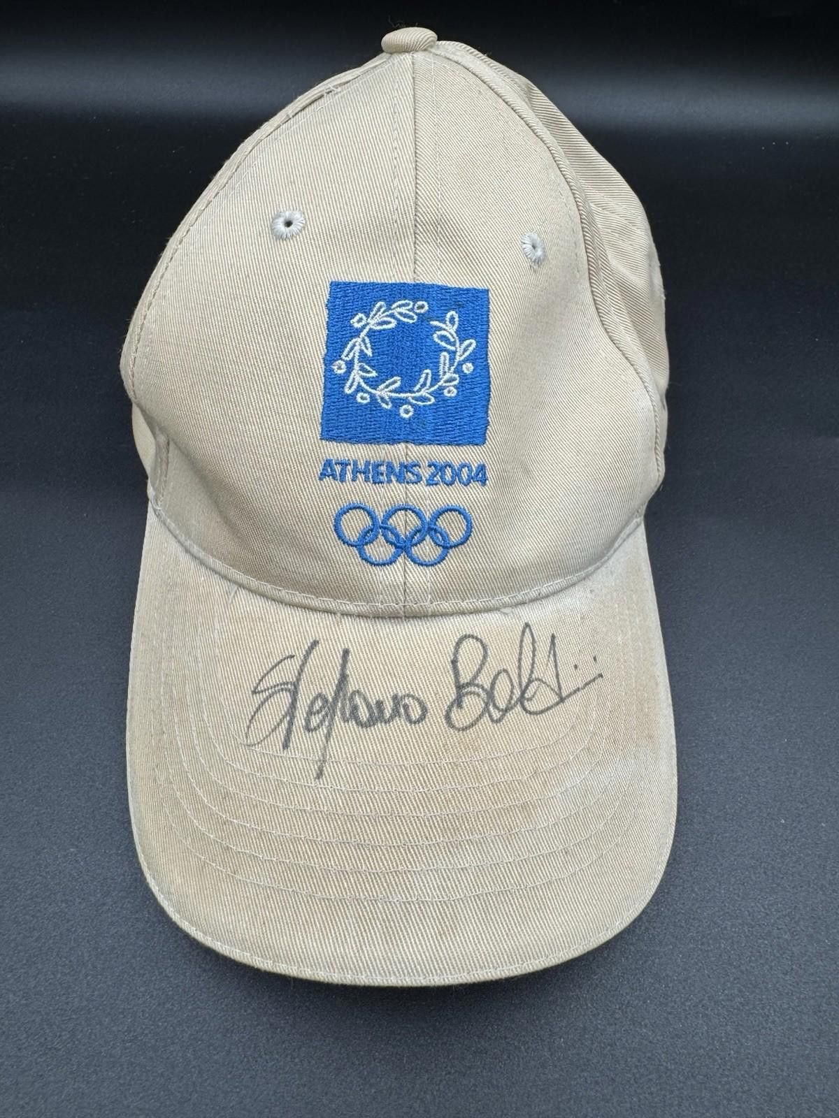Other Vintage Athens 2004 Olympics High Official Hat Signed Stefan Size ONE SIZE - 1 Thumbnail