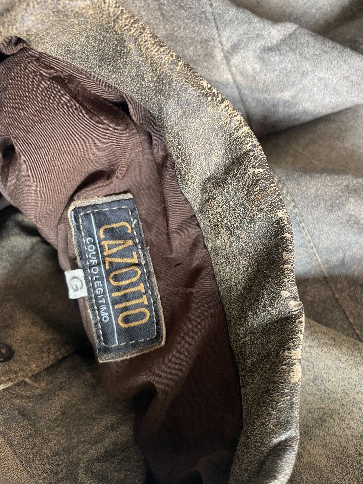 Other Vintage Cazotto Leather Jacket Size US L / EU 52-54 / 3 - 12 Thumbnail