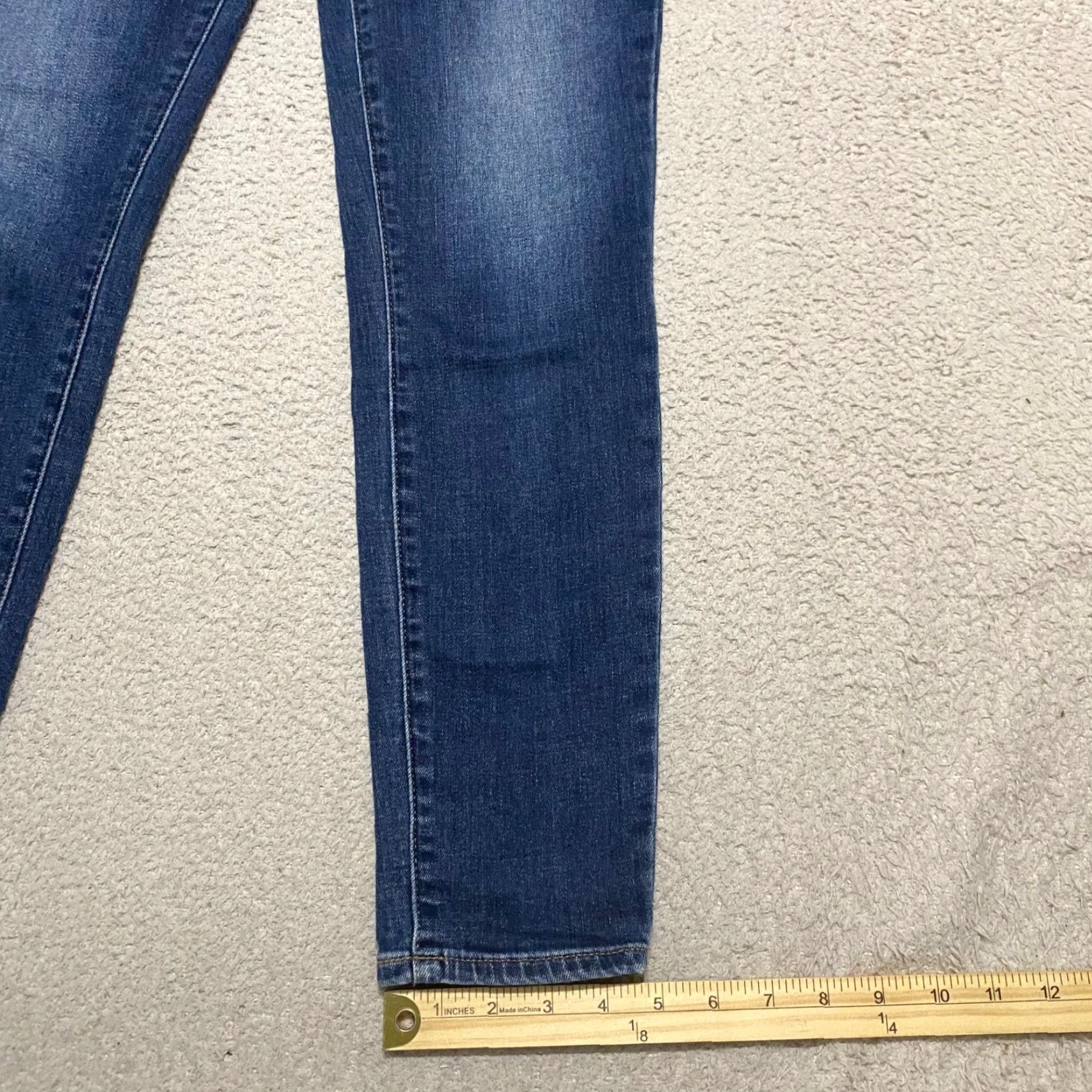 Lucky Brand Lucky Brand Jeans Womens Sz 6 Blue Denim Dark Wash Ava Skinny Mid Rise Size 28" / US 6 / IT 42 - 5 Thumbnail