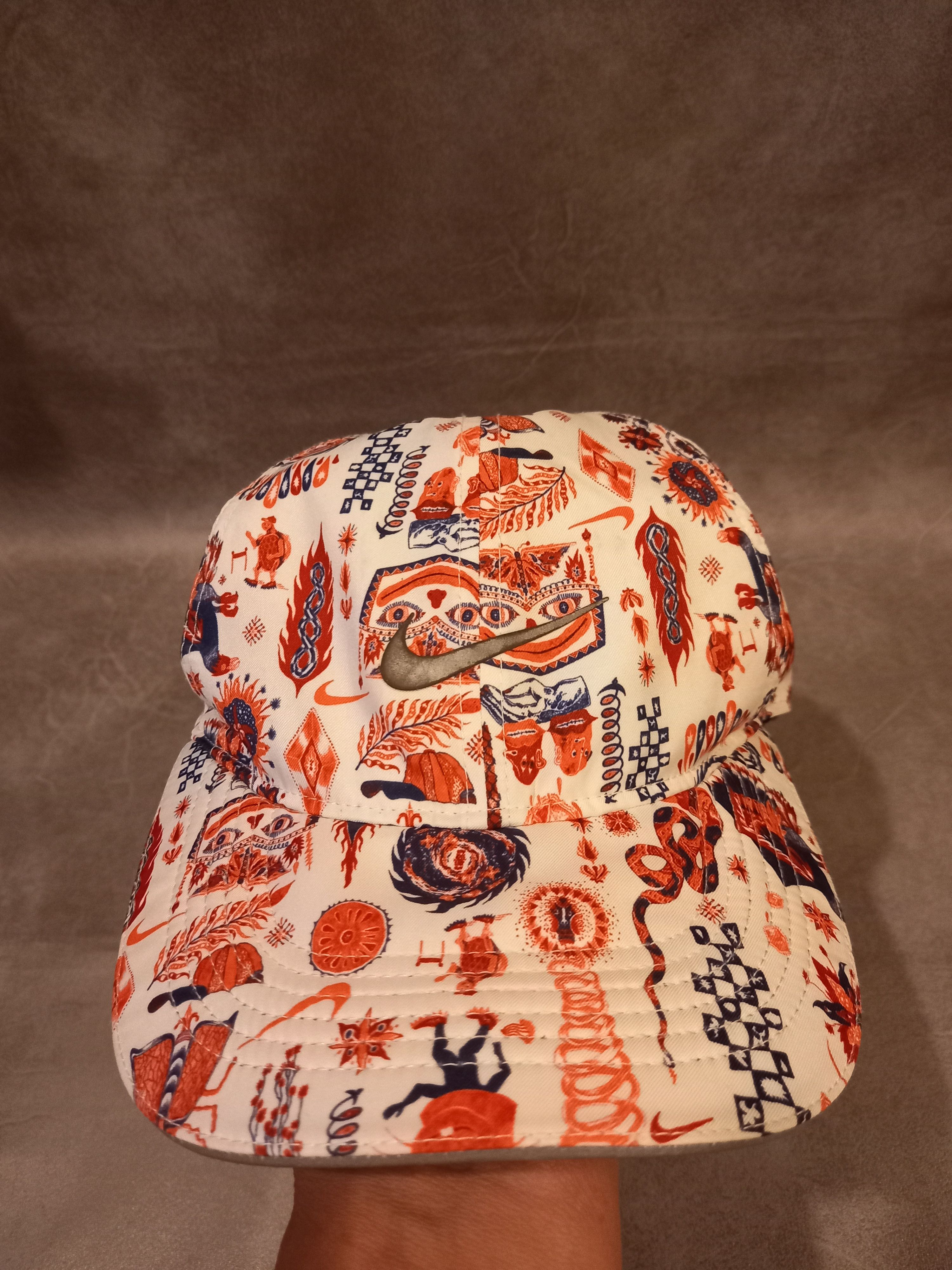 Nike Nike Running Hat Doodle Dri Fit Featherlight Size ONE SIZE - 1 Thumbnail