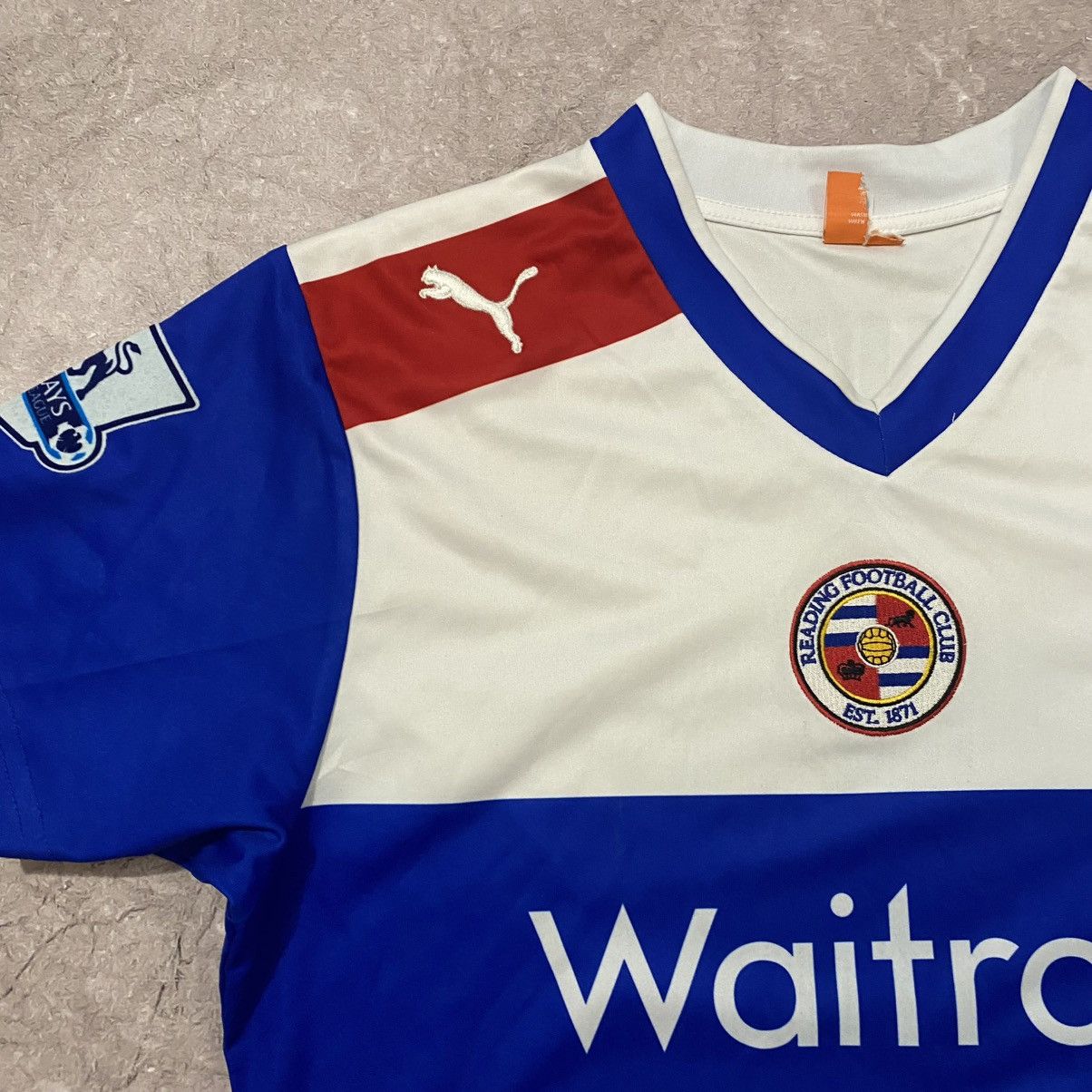 Puma × Vintage HUNT ! VINTAGE PUMA READING TEE SOCCER JERSEY BARCLAYS Size US S / EU 44-46 / 1 - 9 Thumbnail