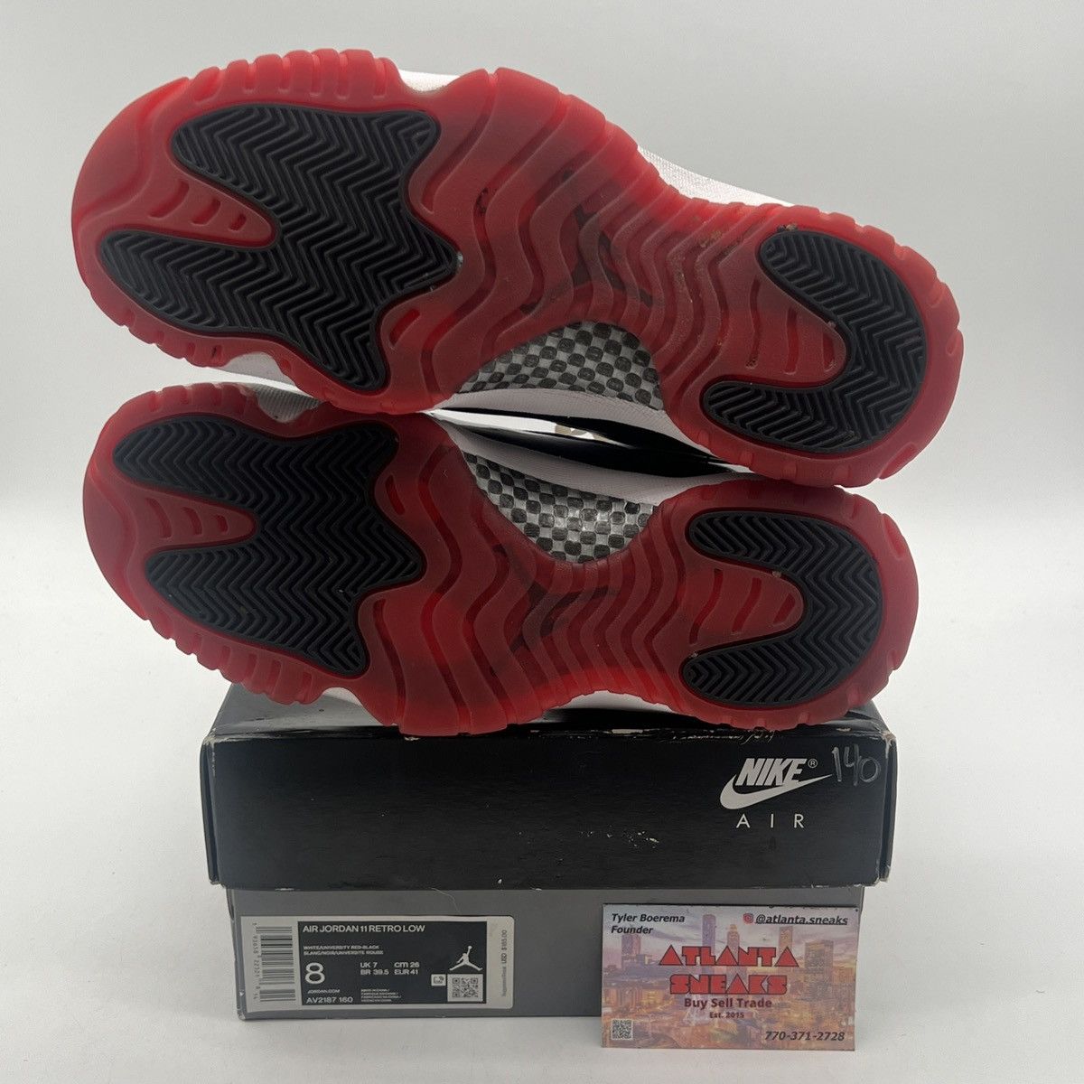Jordan Brand Air Jordan 11 Low concord bred Size US 8 / EU 41 - 8 Thumbnail
