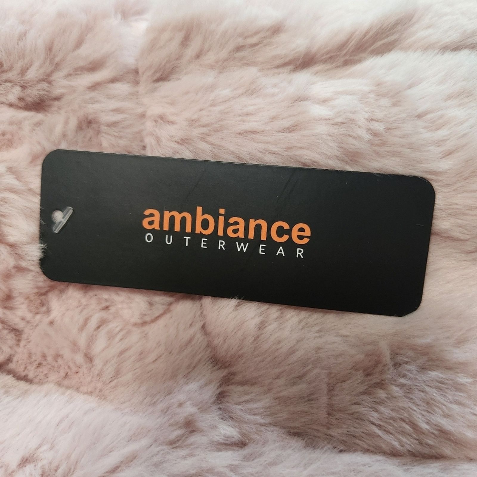 Other Ambiance ☆ Blush Faux Fur ☆ Zip Front Teddy Jacket 3x ☆ NWT Size 3XL / US 20-22 - 8 Thumbnail
