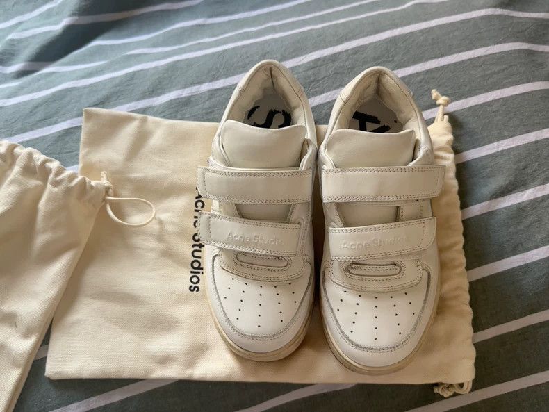 Acne Studios Acne Studios White flat shoes Size US 5.5 / IT 35.5 - 2 Thumbnail