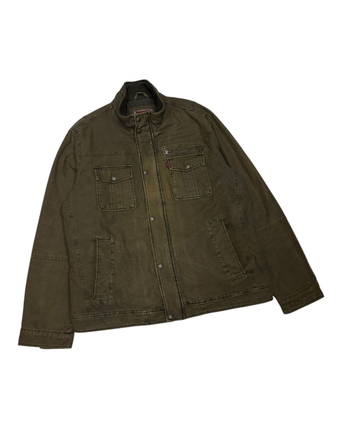 Levi's Vintage Levis Quilted Lined Field Jacket Olive Size US XL / EU 56 / 4 - 5 Thumbnail