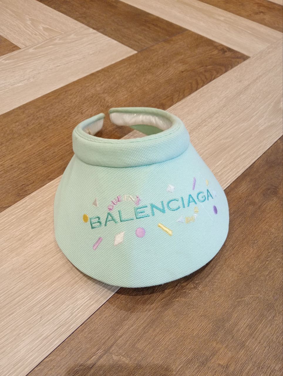 Balenciaga BALENCIAGA PARIS SPELLOUT SUN VISOR HAT Size ONE SIZE - 1 Thumbnail