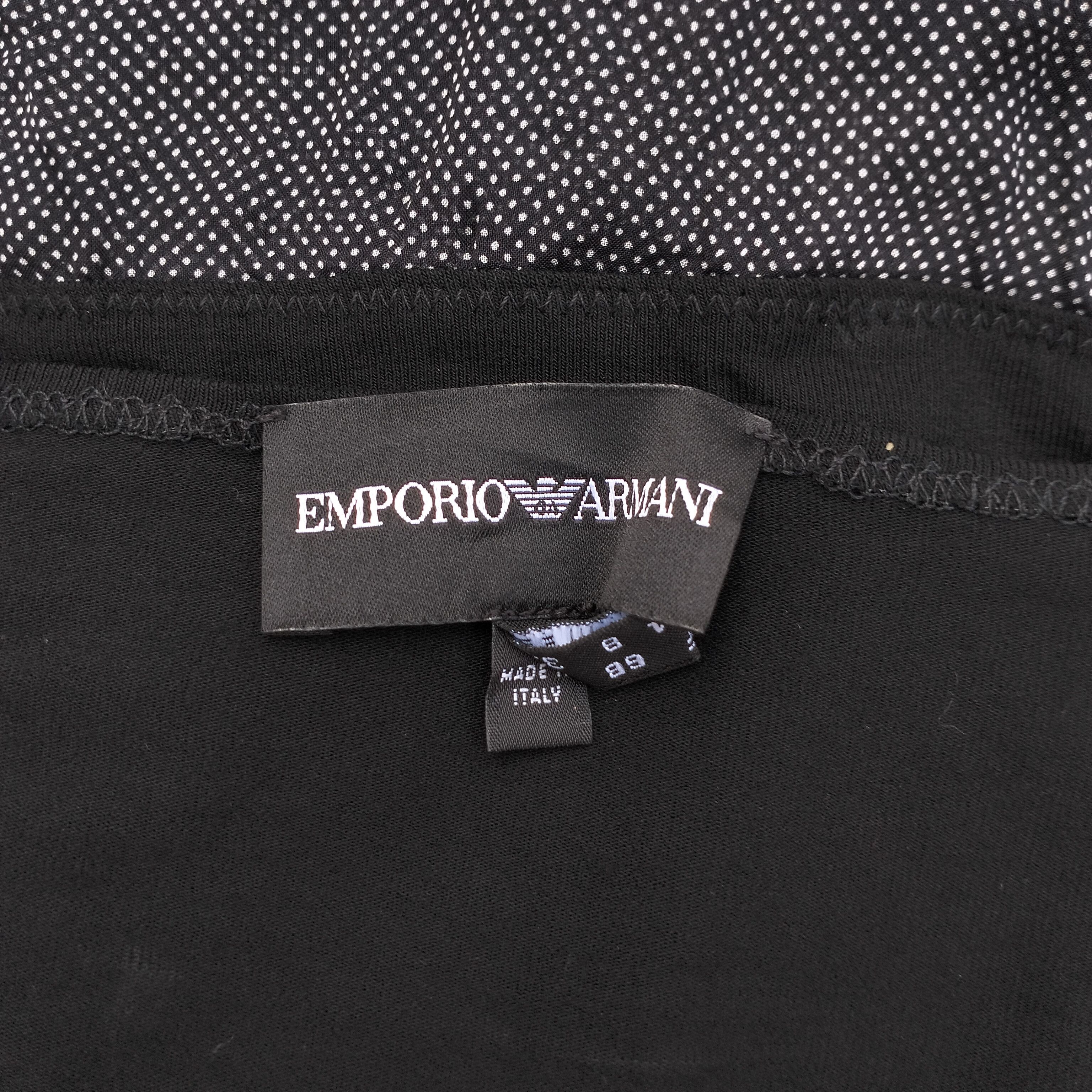 Emporio Armani Emporio Armani Blouse Twotone Dot pattern Made in Italy Size S / US 4 / IT 40 - 3 Thumbnail
