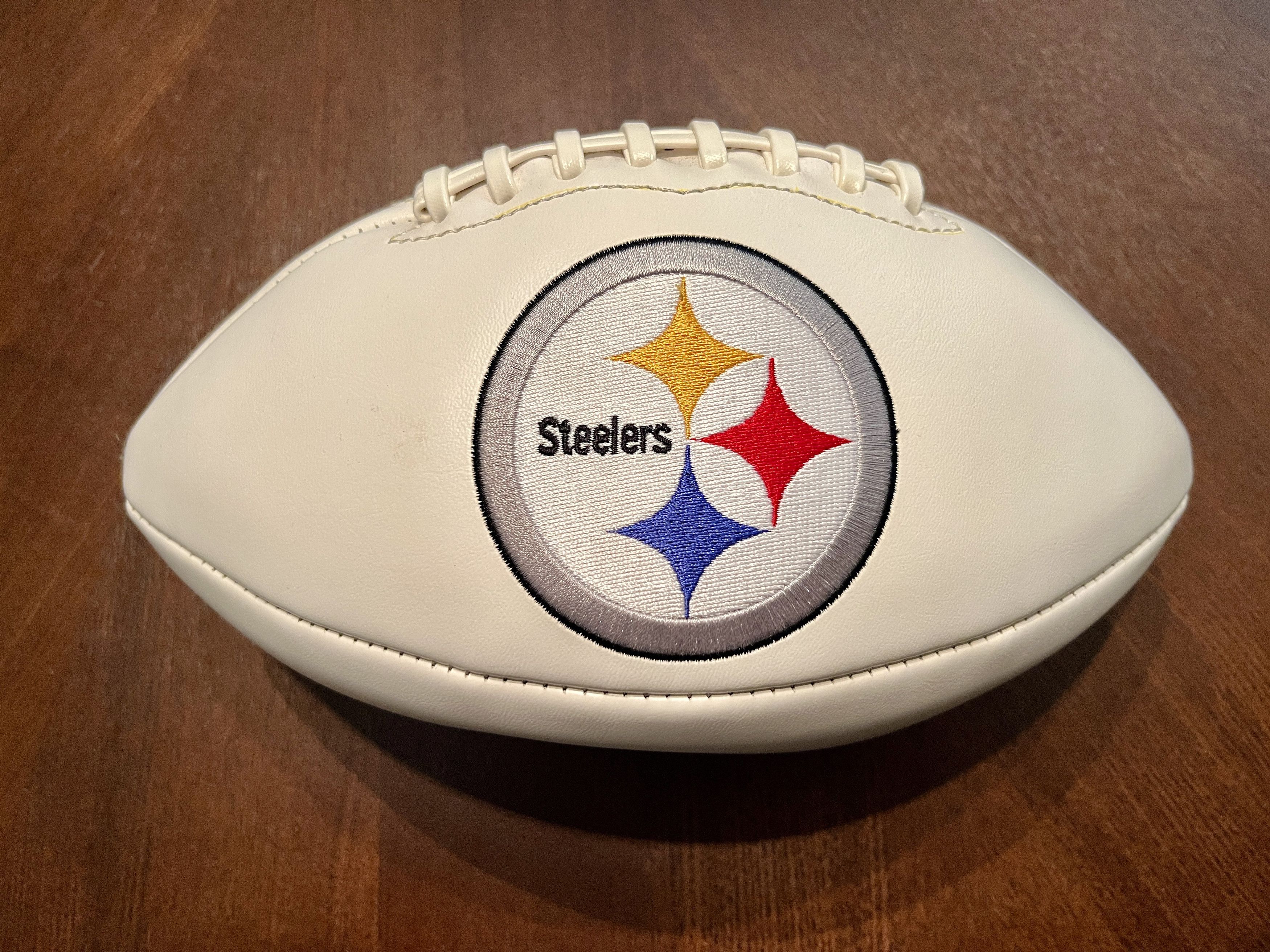 Champion Steelers 90s Vintage Barry Foster Signed Jersey & Ball Set Size US M / EU 48-50 / 2 - 6 Thumbnail